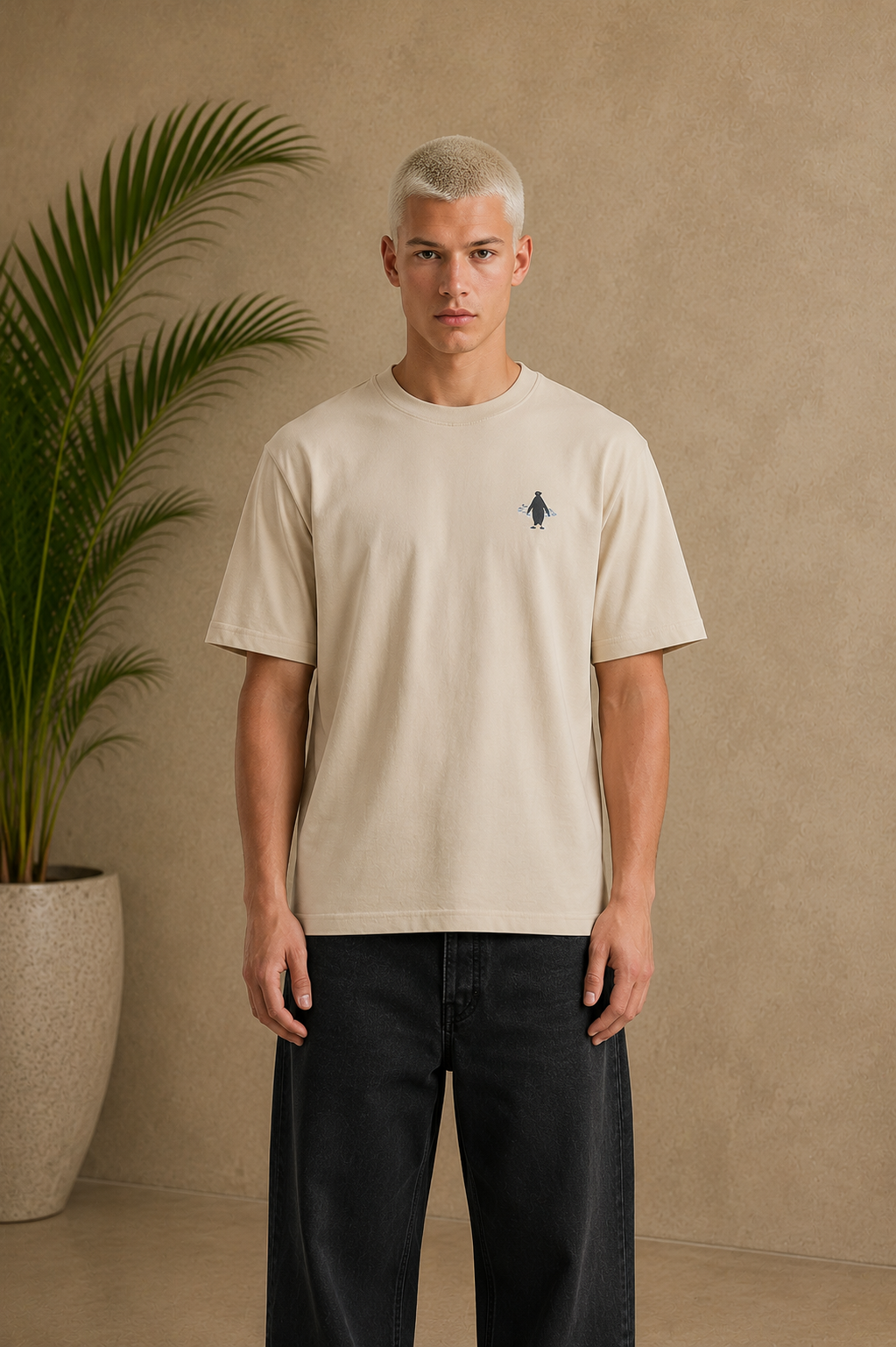 T-Shirt Be Different beige