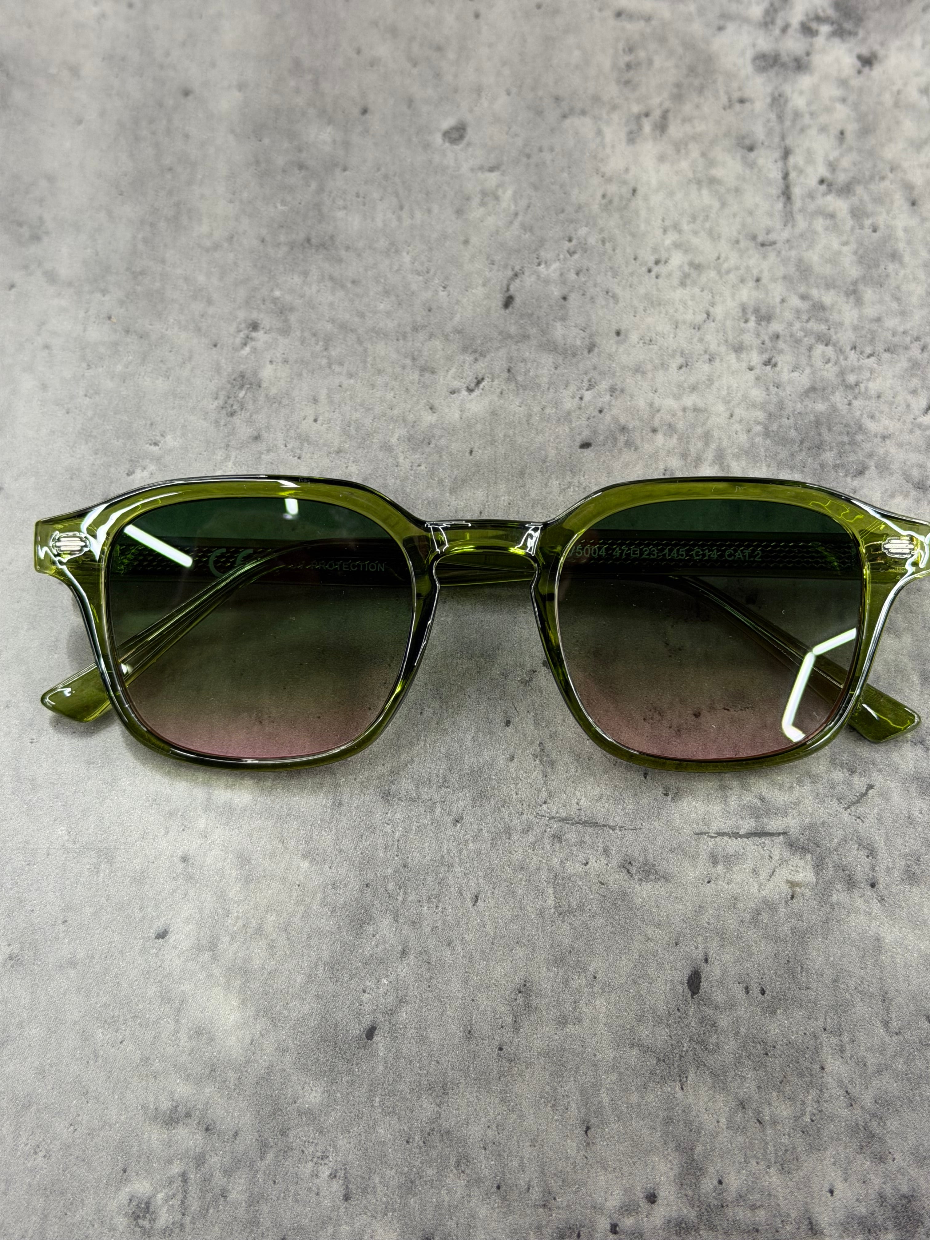 Lunette Dubaï kaki vert rose