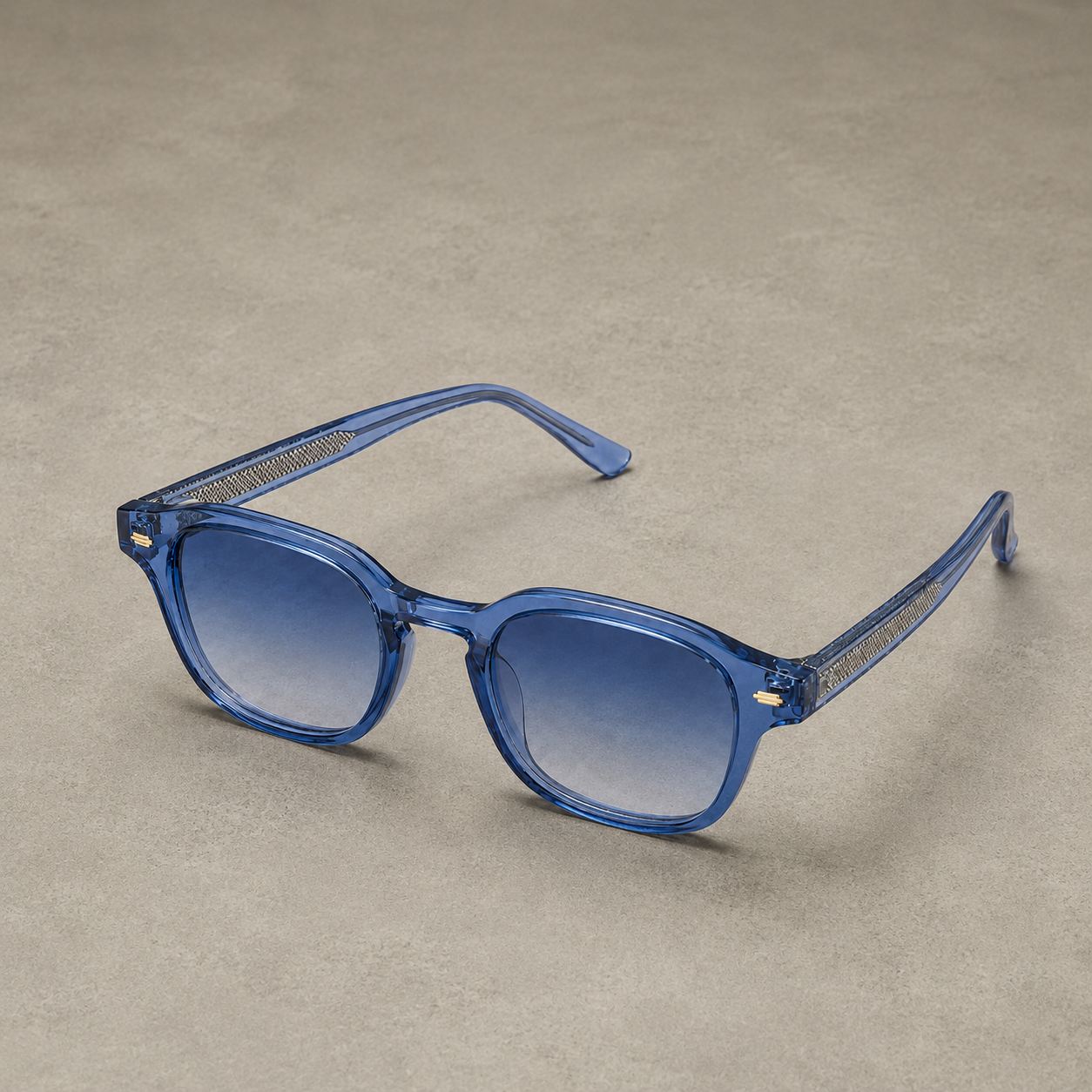 Lunette Dubaï bleu monture bleu