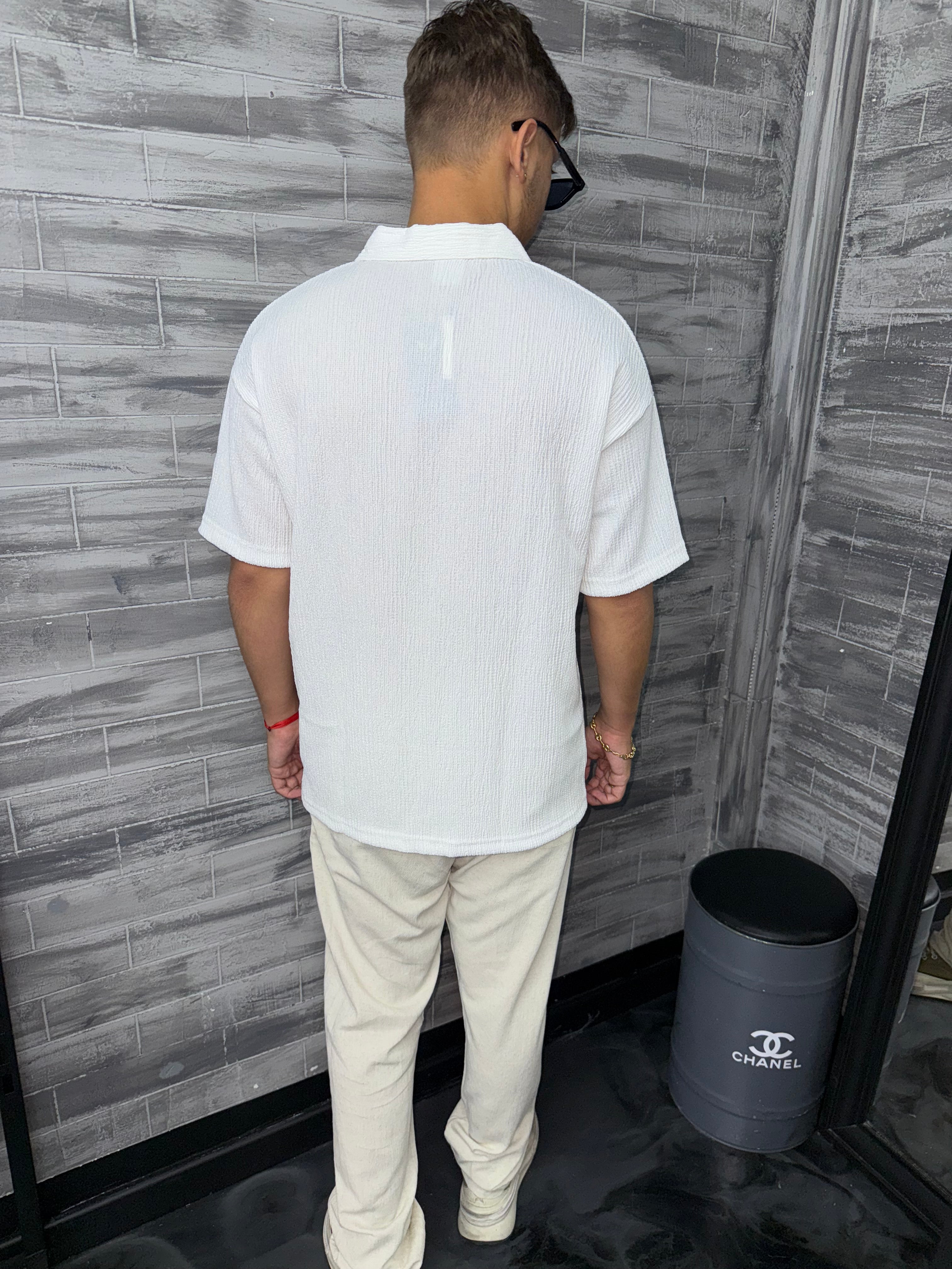 Polo Oversize blanc