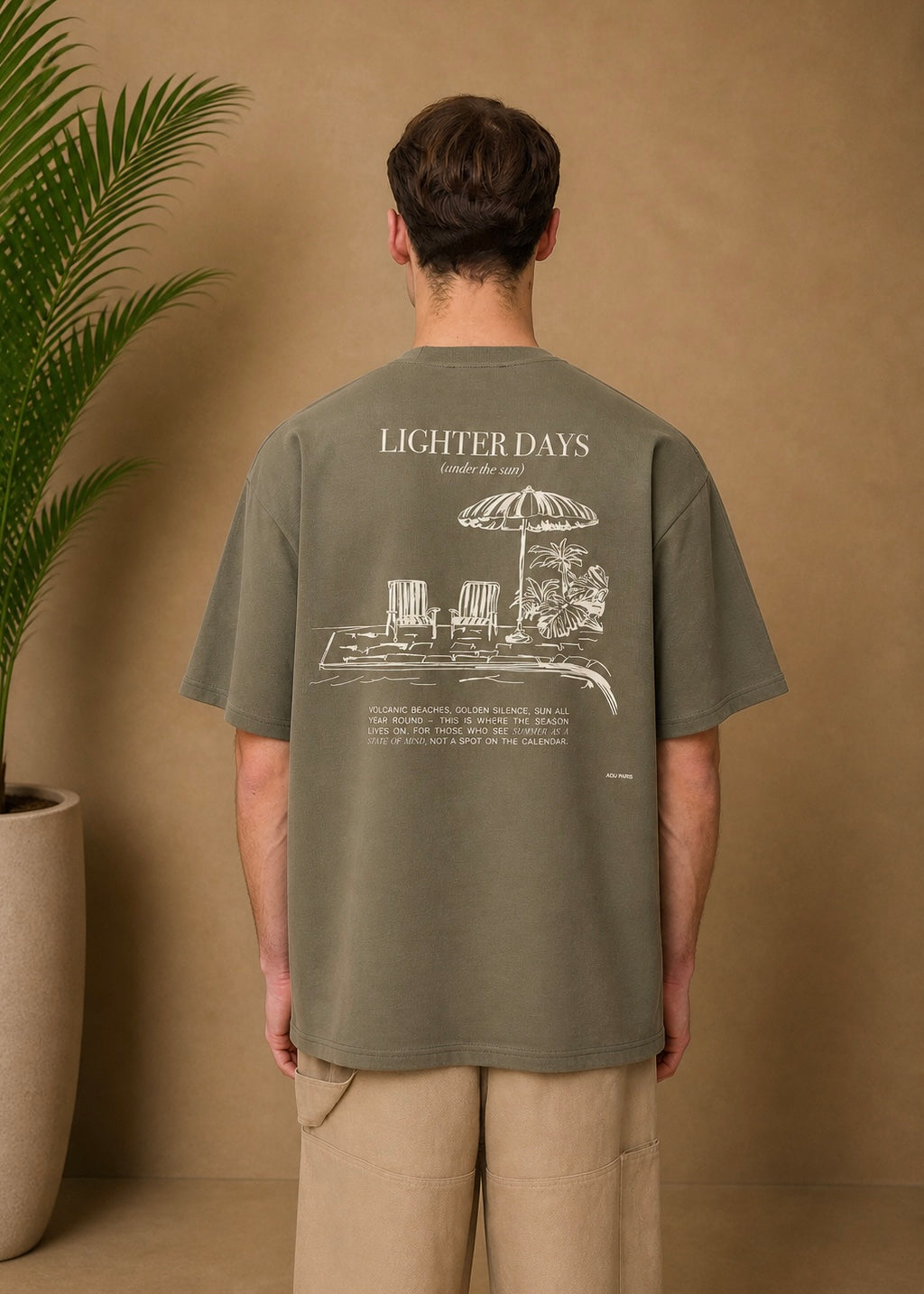 T-Shirt Lighter Days kaki