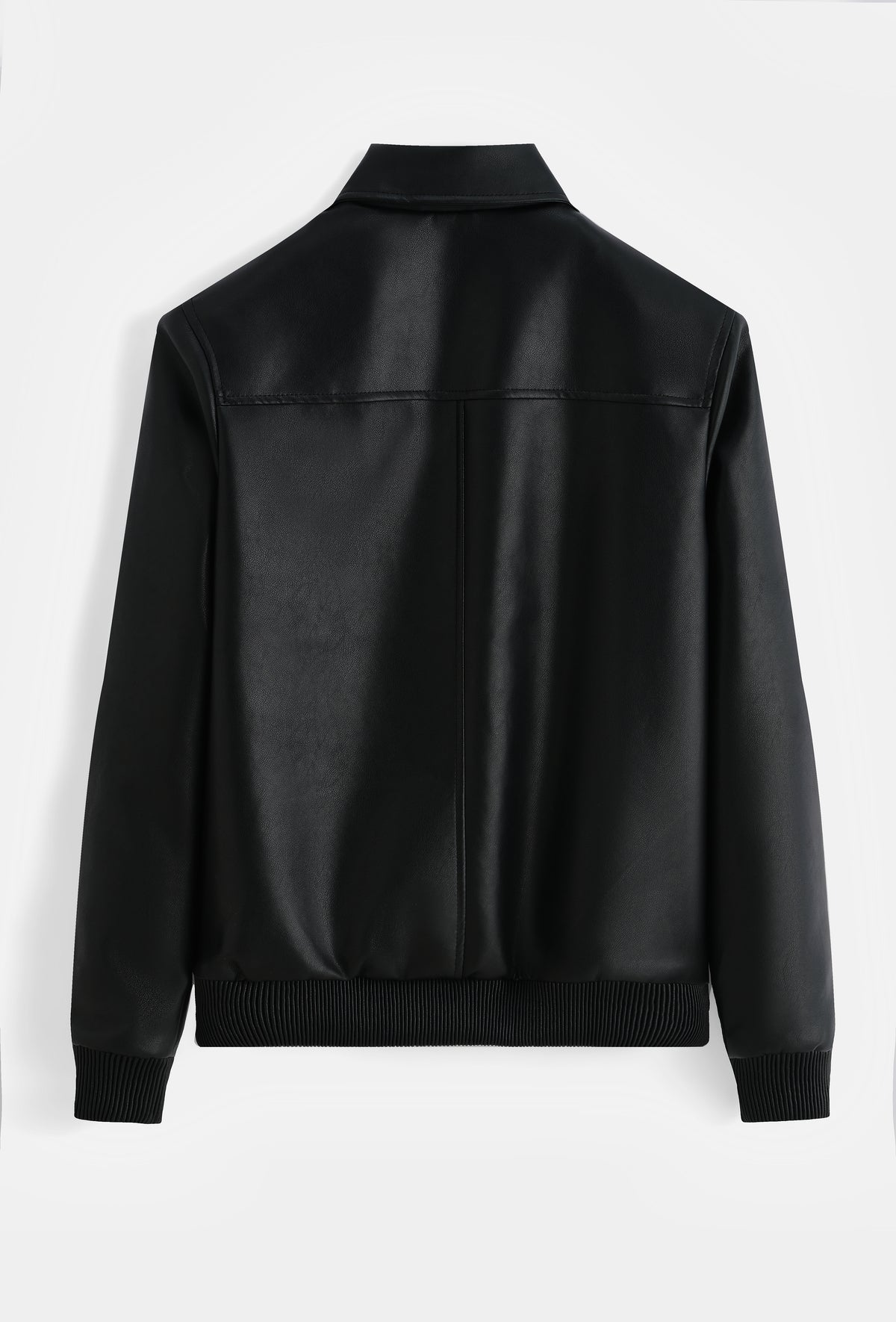 Veste similicuir noire