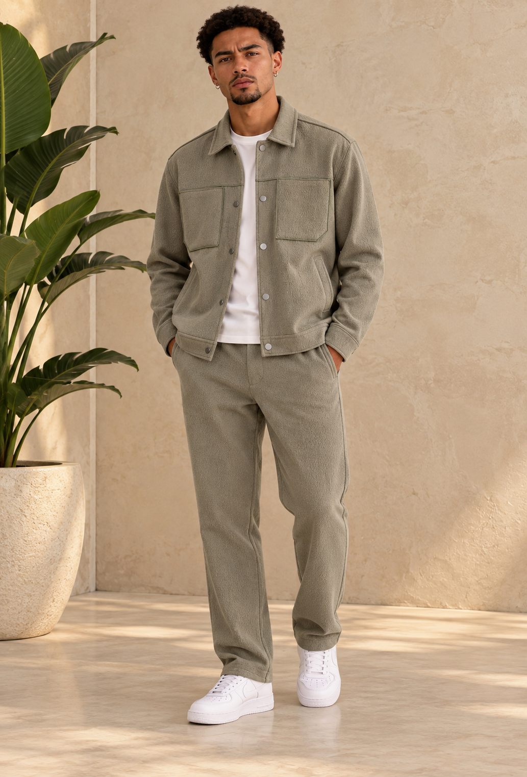 Ensemble Milano gris / beige