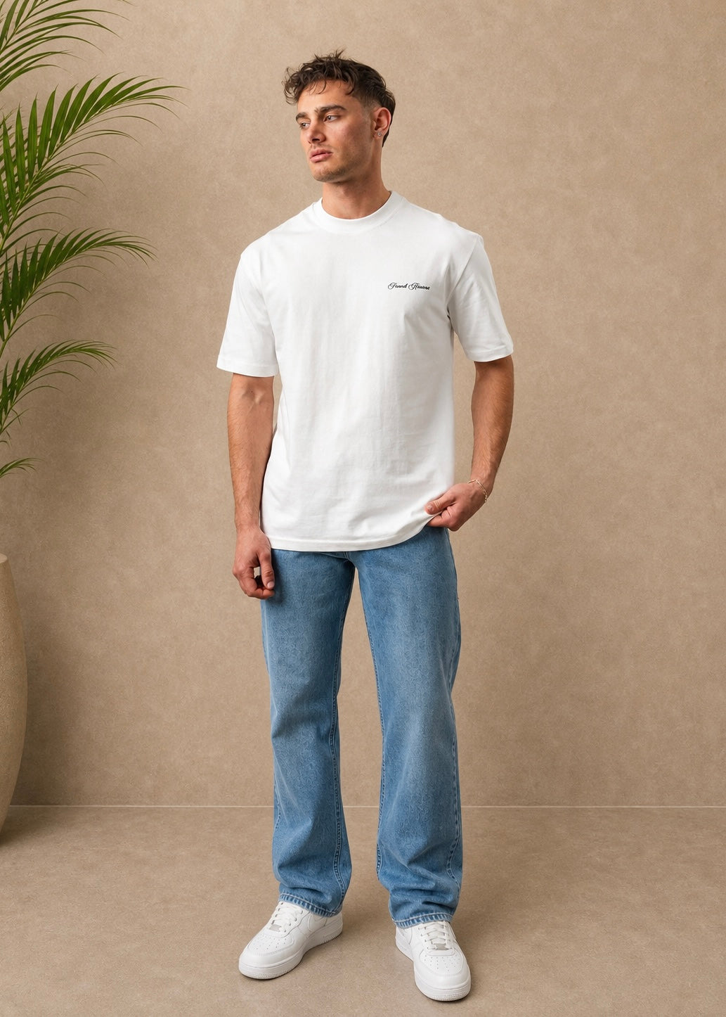 T-shirt French Riviera blanc