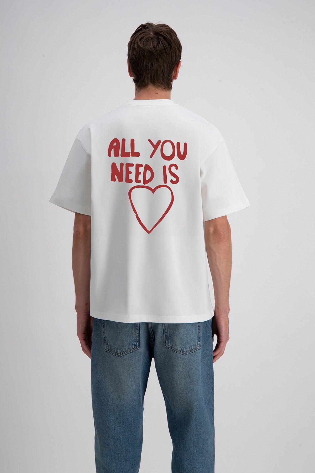 T-shirt All you need blanc