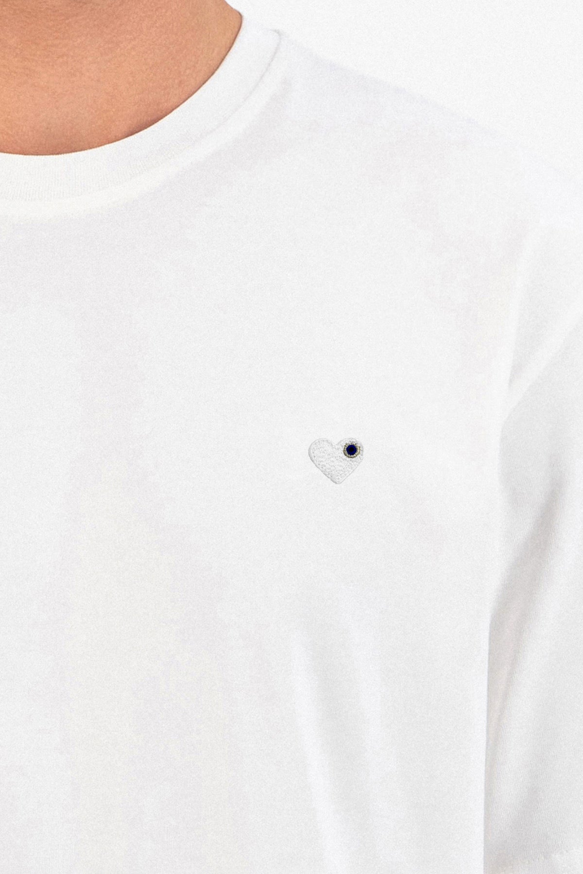 T-Shirt manche longue Cheri blanc