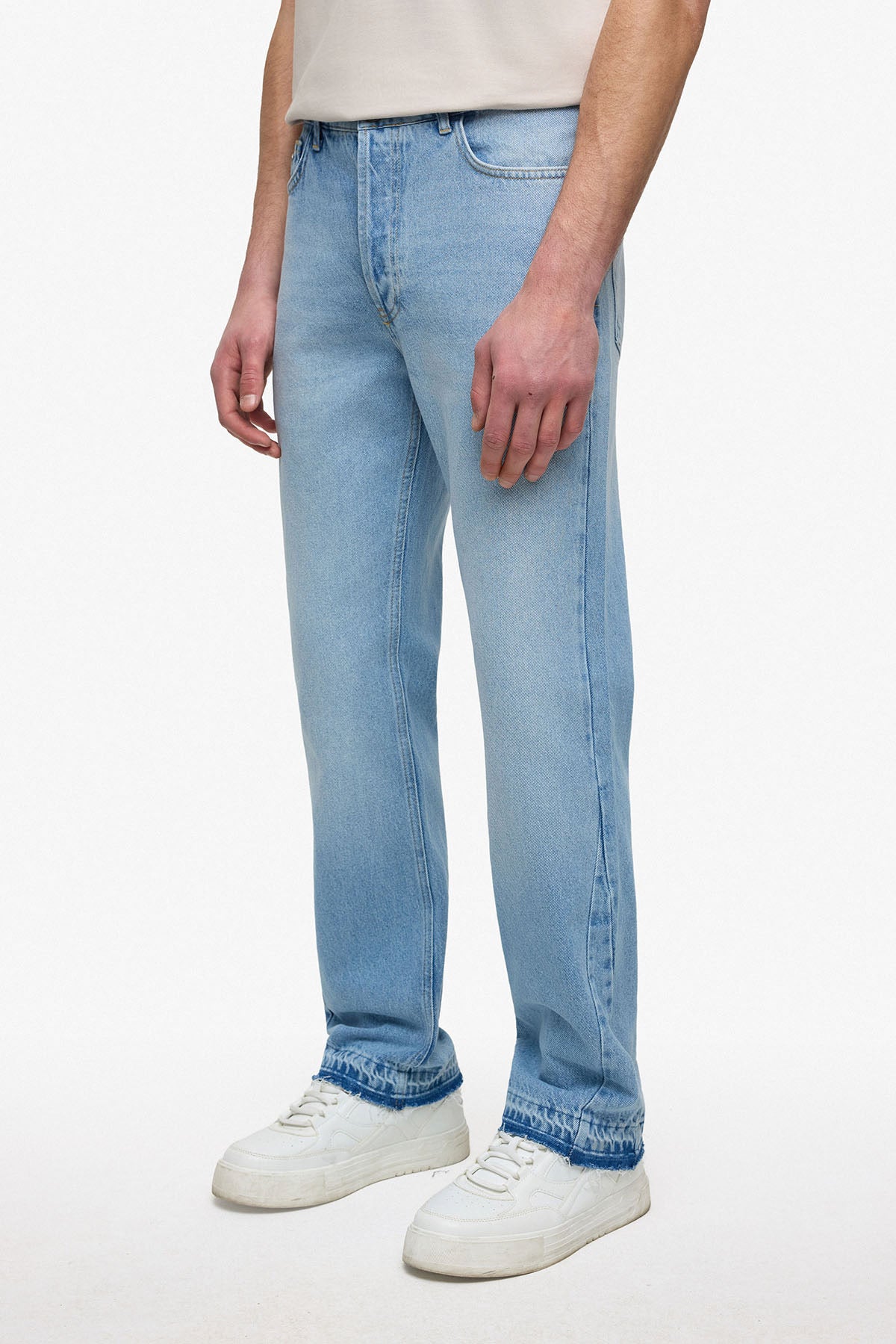Flare Jean coeur bleu