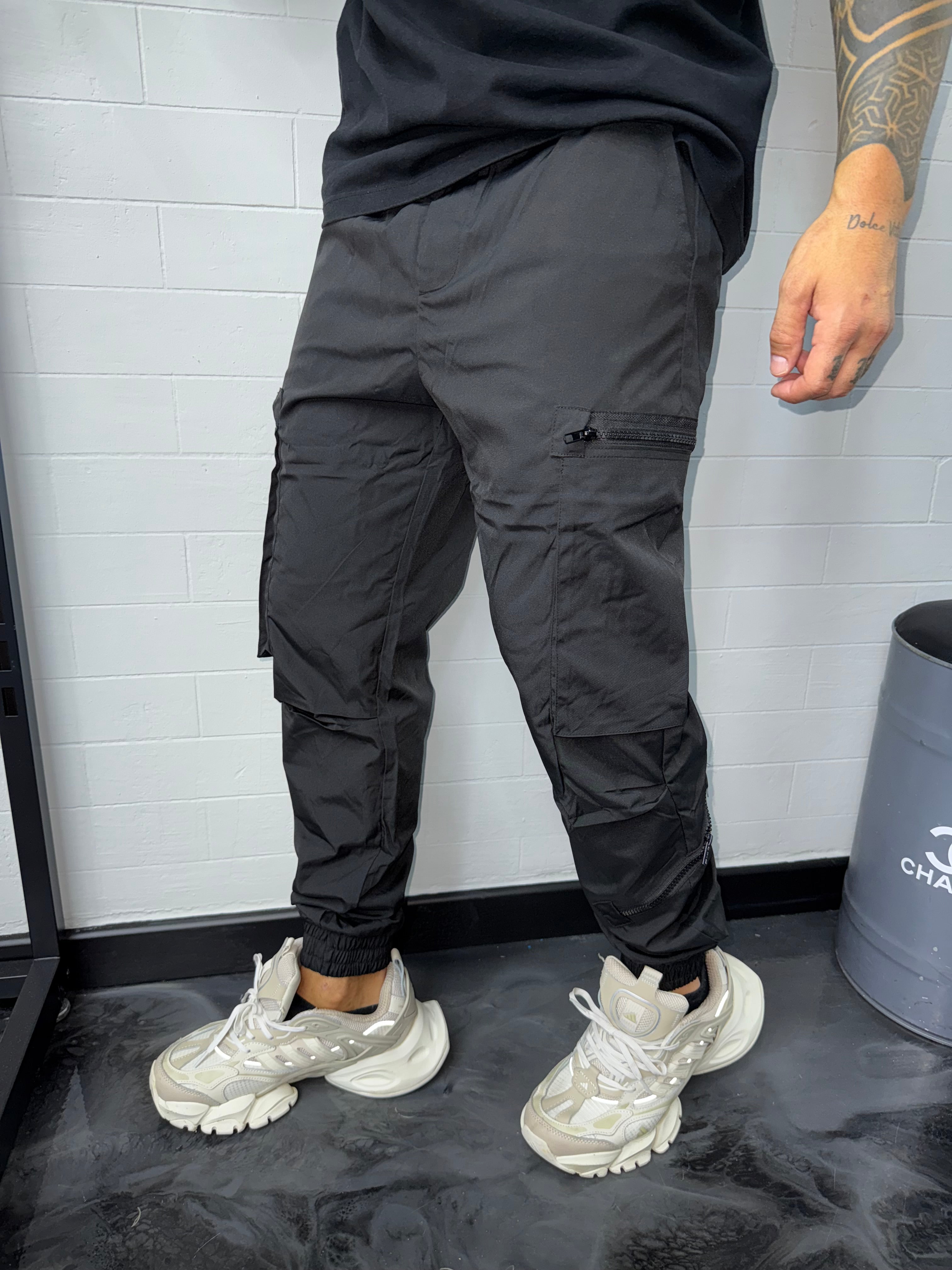Cargo zip noir