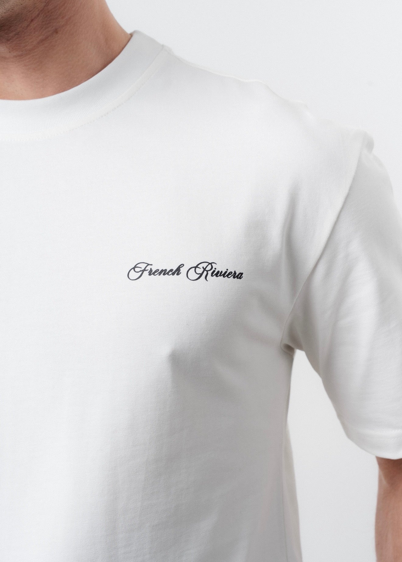 T-shirt French Riviera blanc