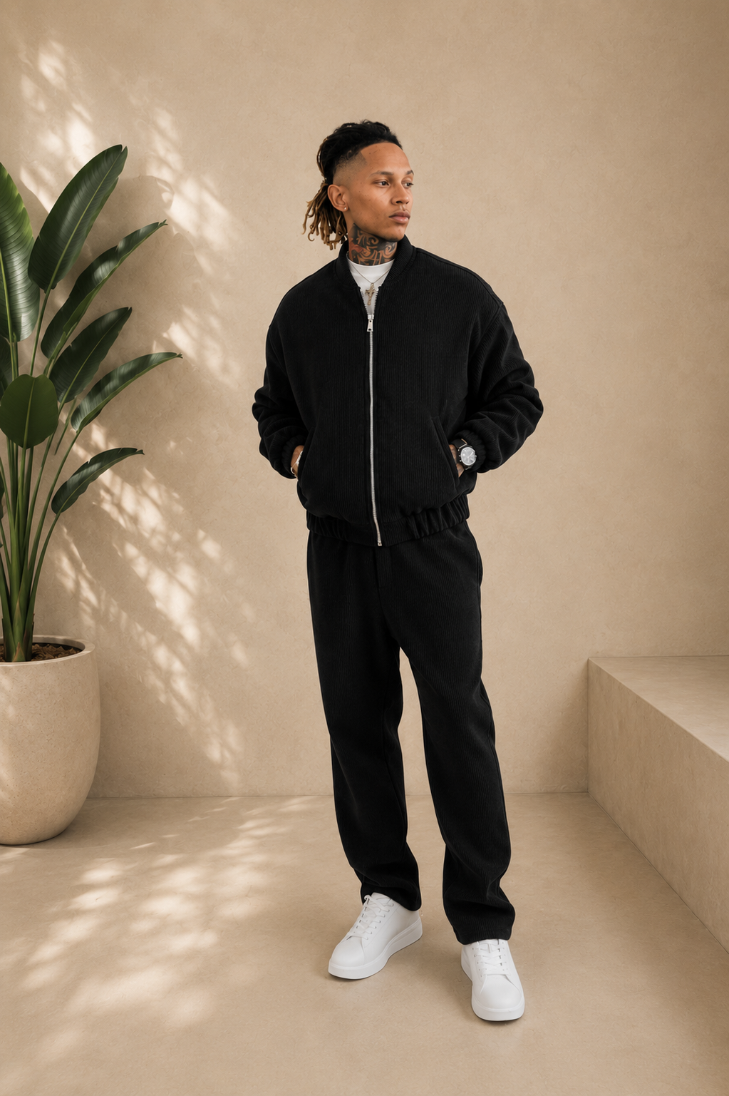 Ensemble velvet noir