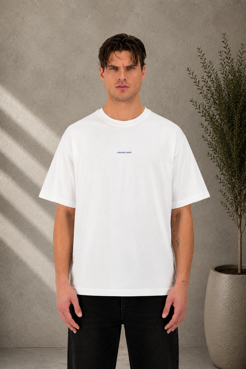 T-Shirt Lighter Days blanc