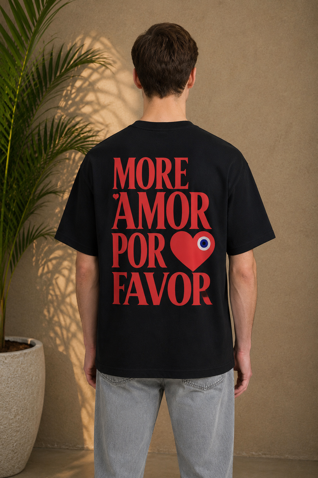 T-Shirt Por Favor noir
