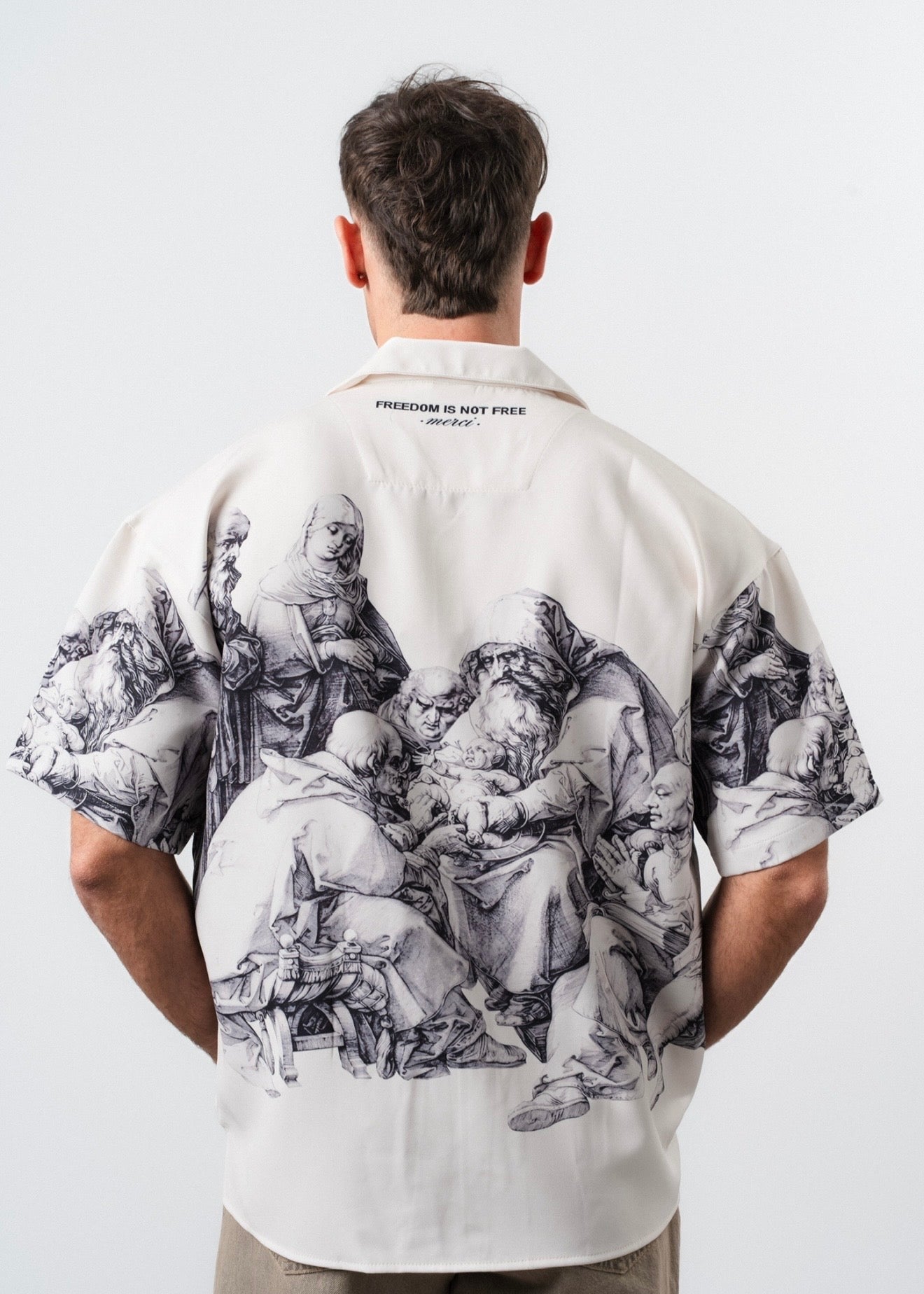 Chemise oversize Freedom blanche