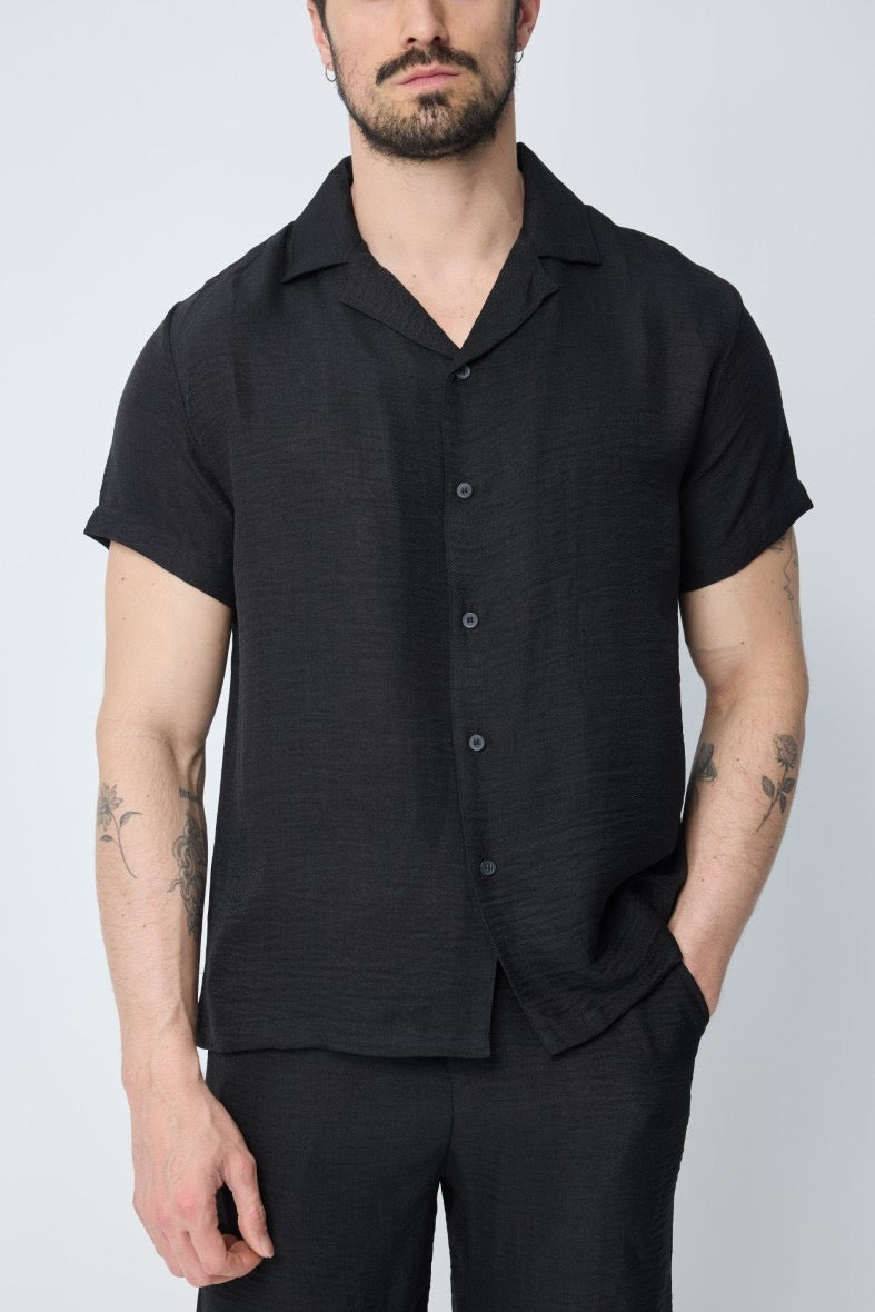 Ensemble Ibiza short chemise noir