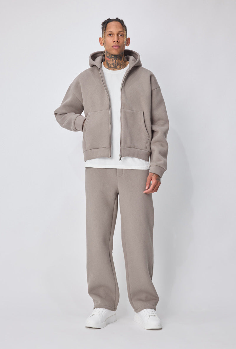 Ensemble oversize taupe