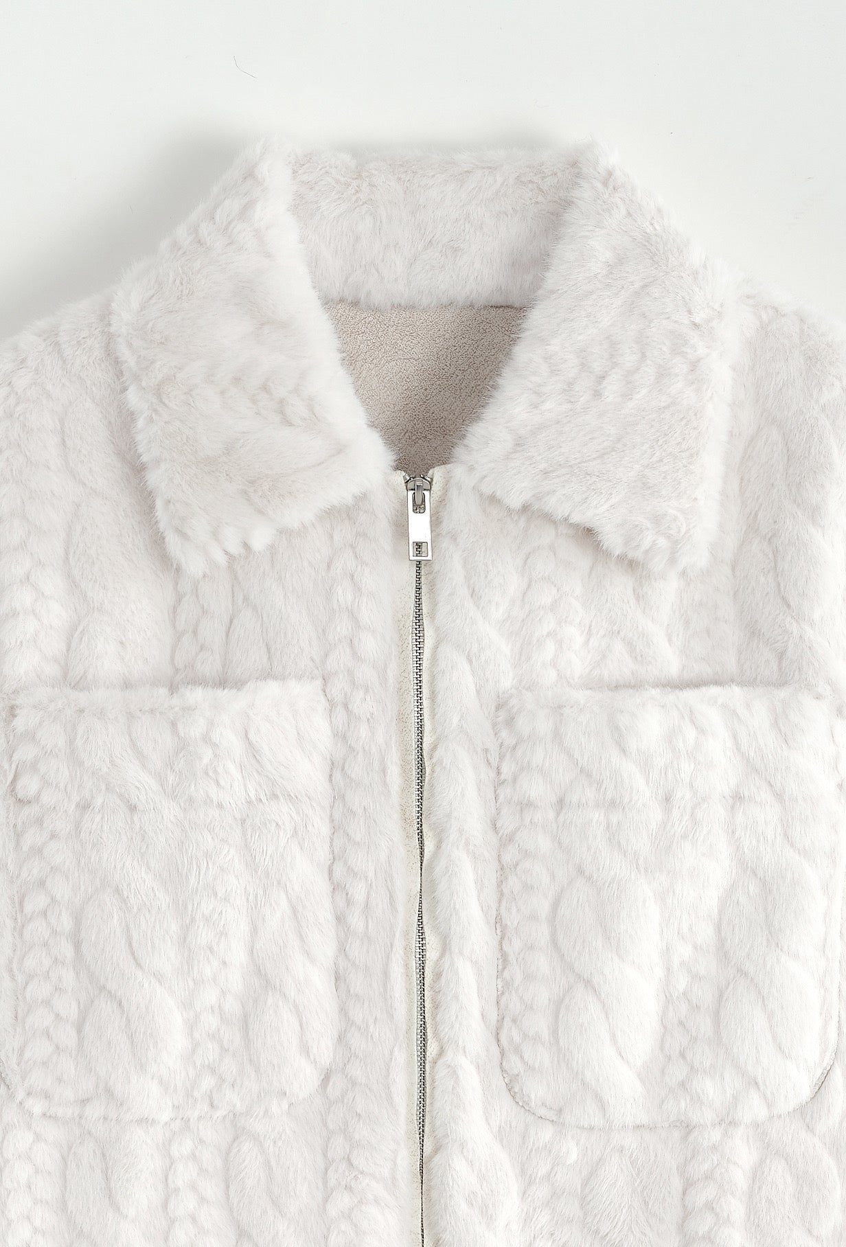 Veste fourrure blanche Montréal