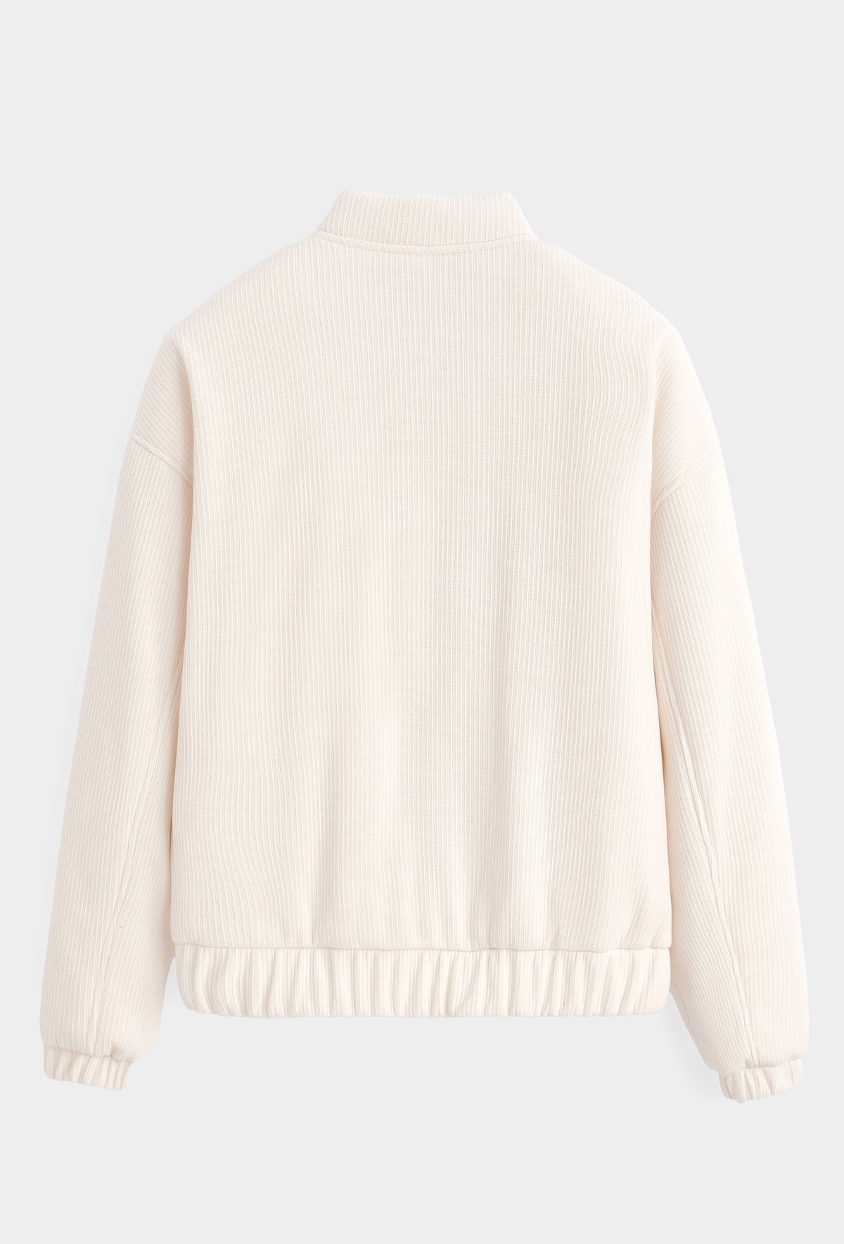 Ensemble velvet crème velours côtelé
