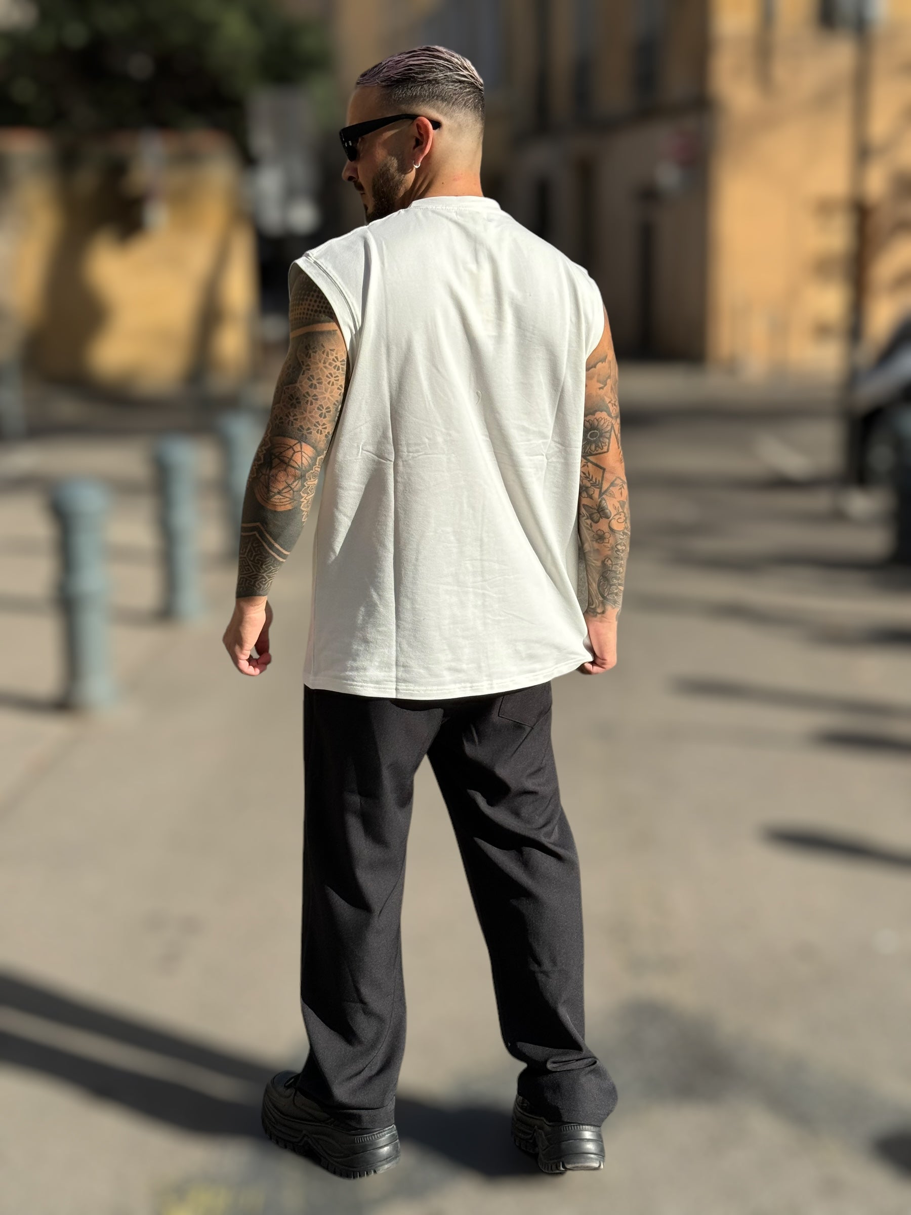 (Copie) T-shirt Débardeur blanc