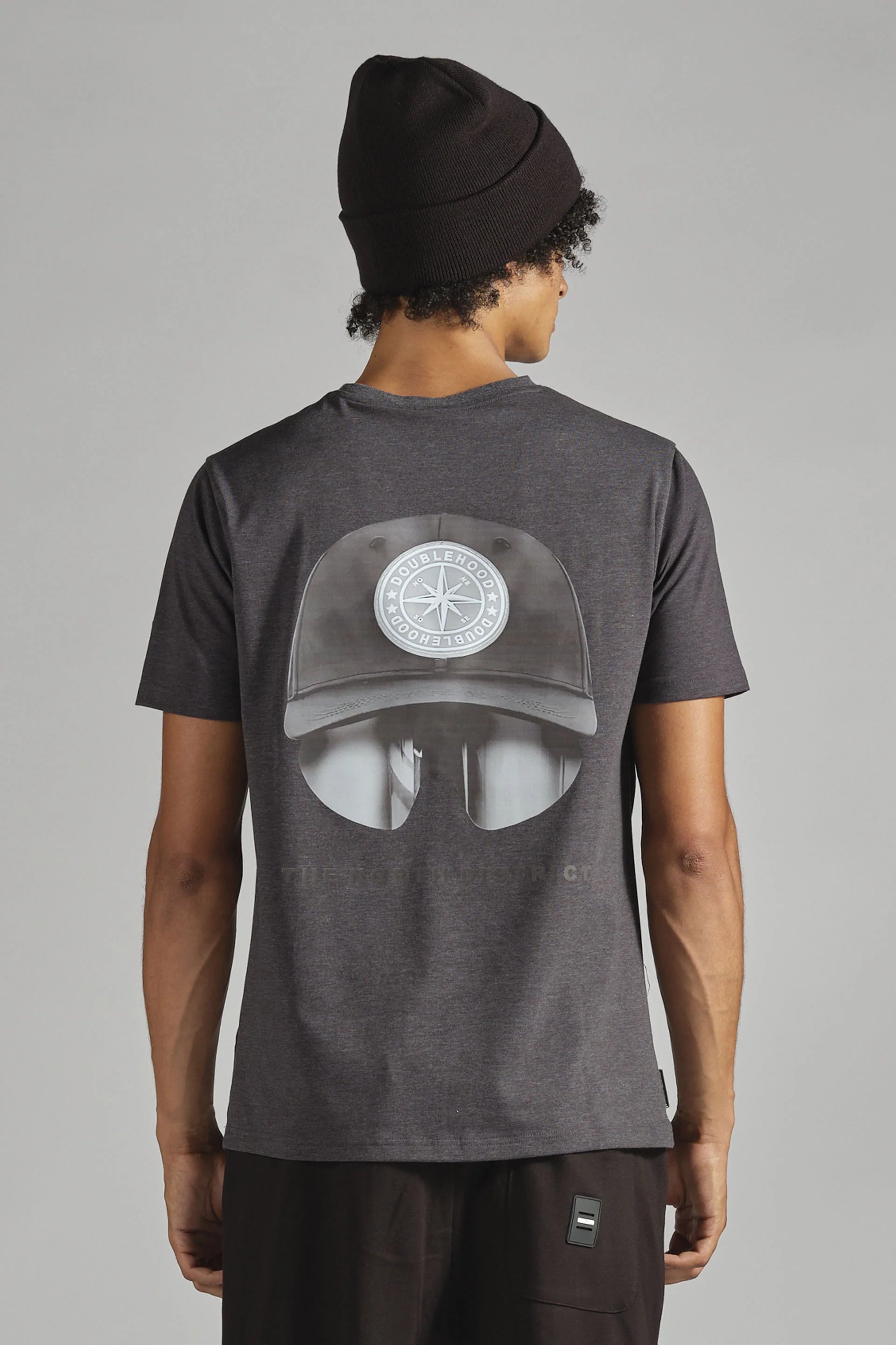 Doublehood - T-shirt Lenny dark grey