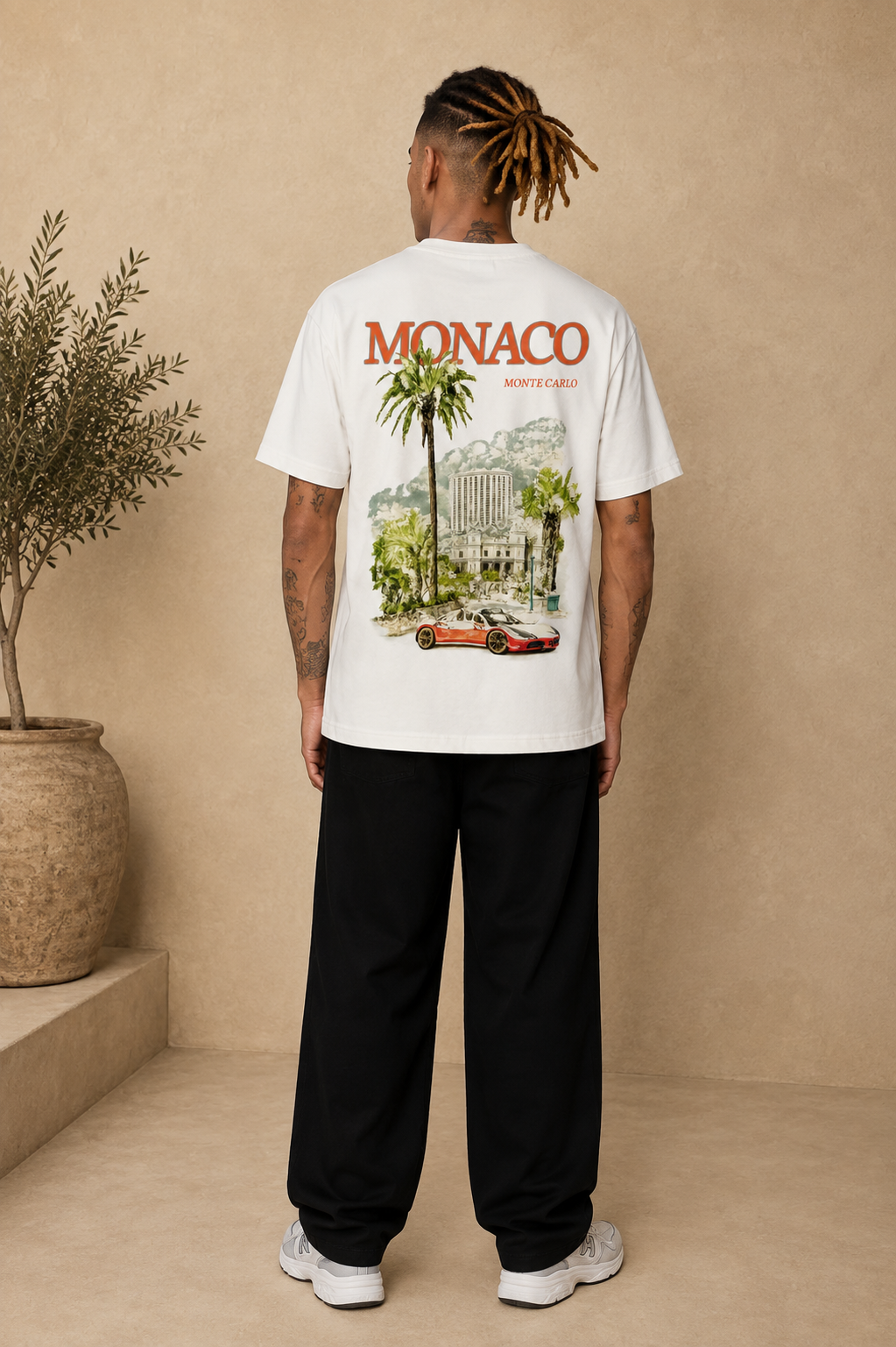 T-Shirt Monaco blanc