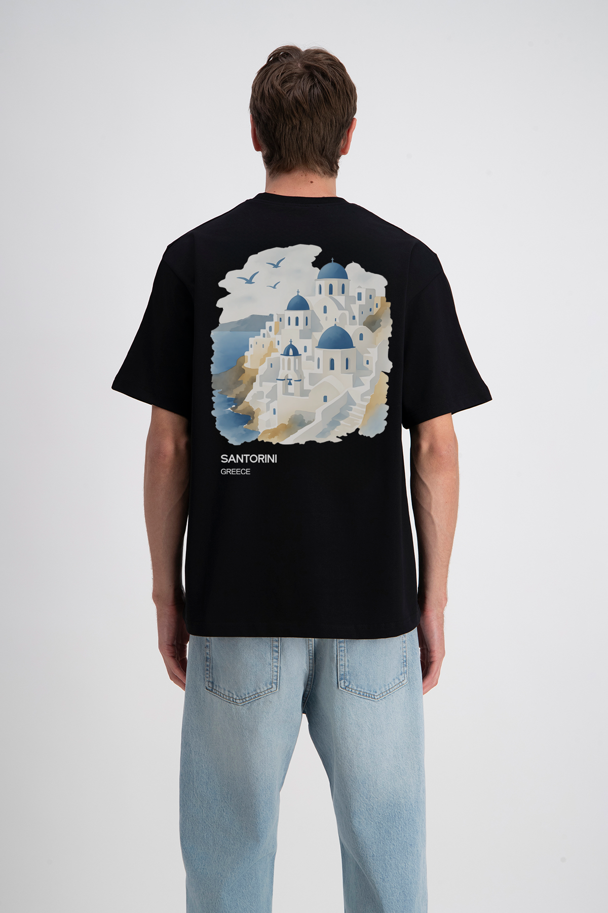 T-shirt Santorin noir