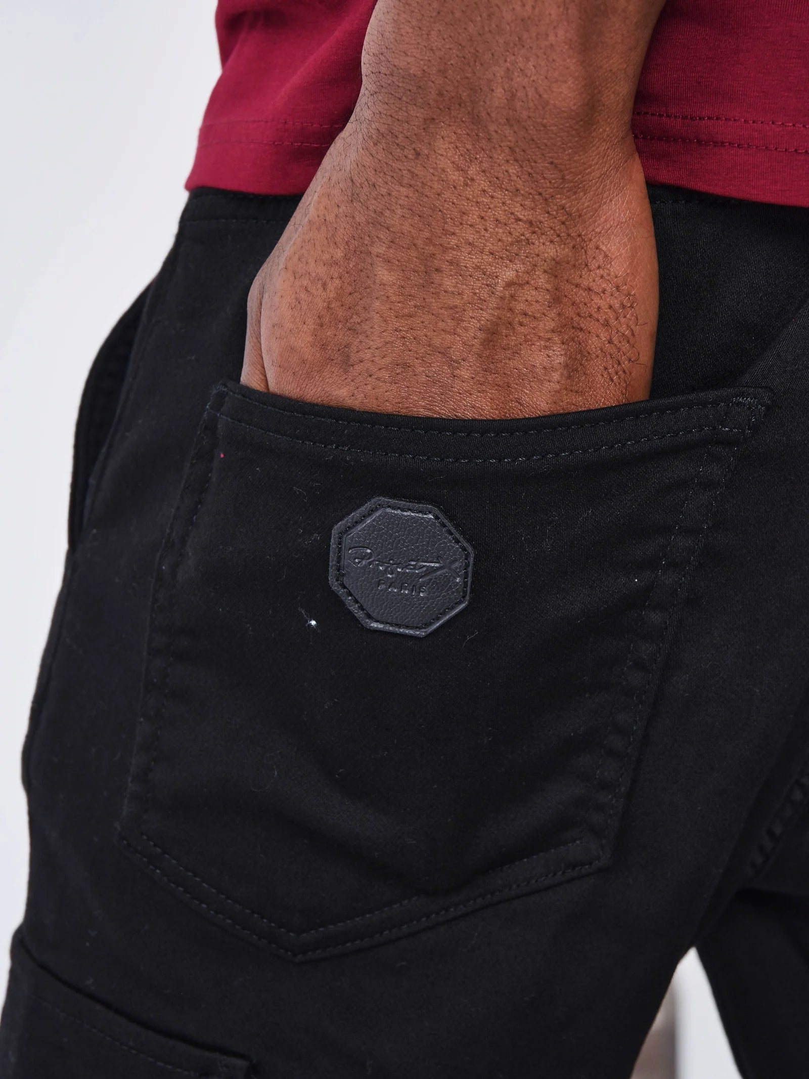 PXP - Pantalon cargo multipoches noir