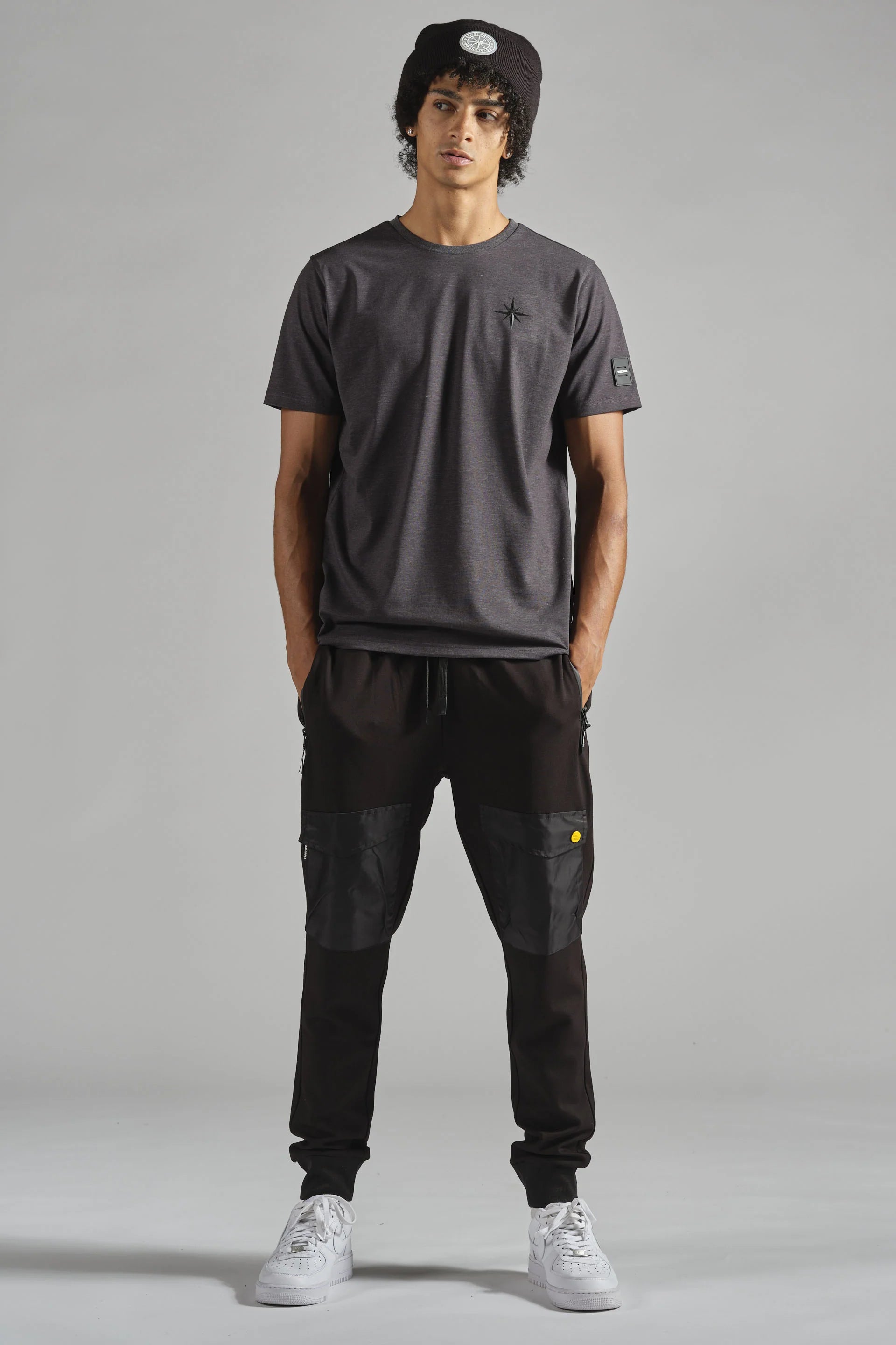 Doublehood - T-shirt Lenny dark grey