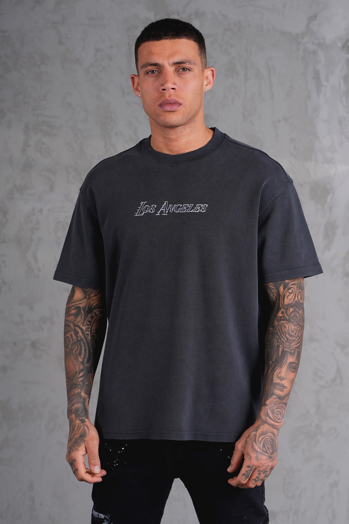 T-Shirt Los Angeles anthracite