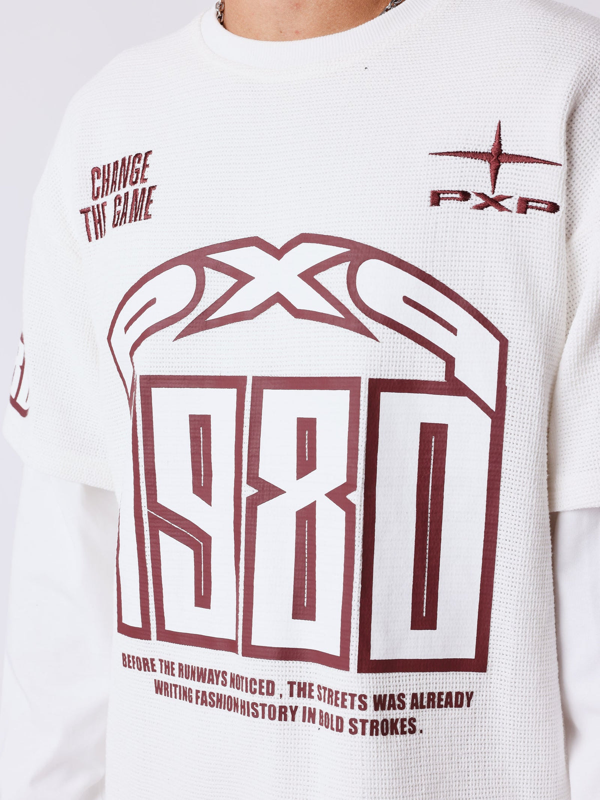 PXP - T-SHIRT MANCHE LONGUE  MATCHDAY BLANC