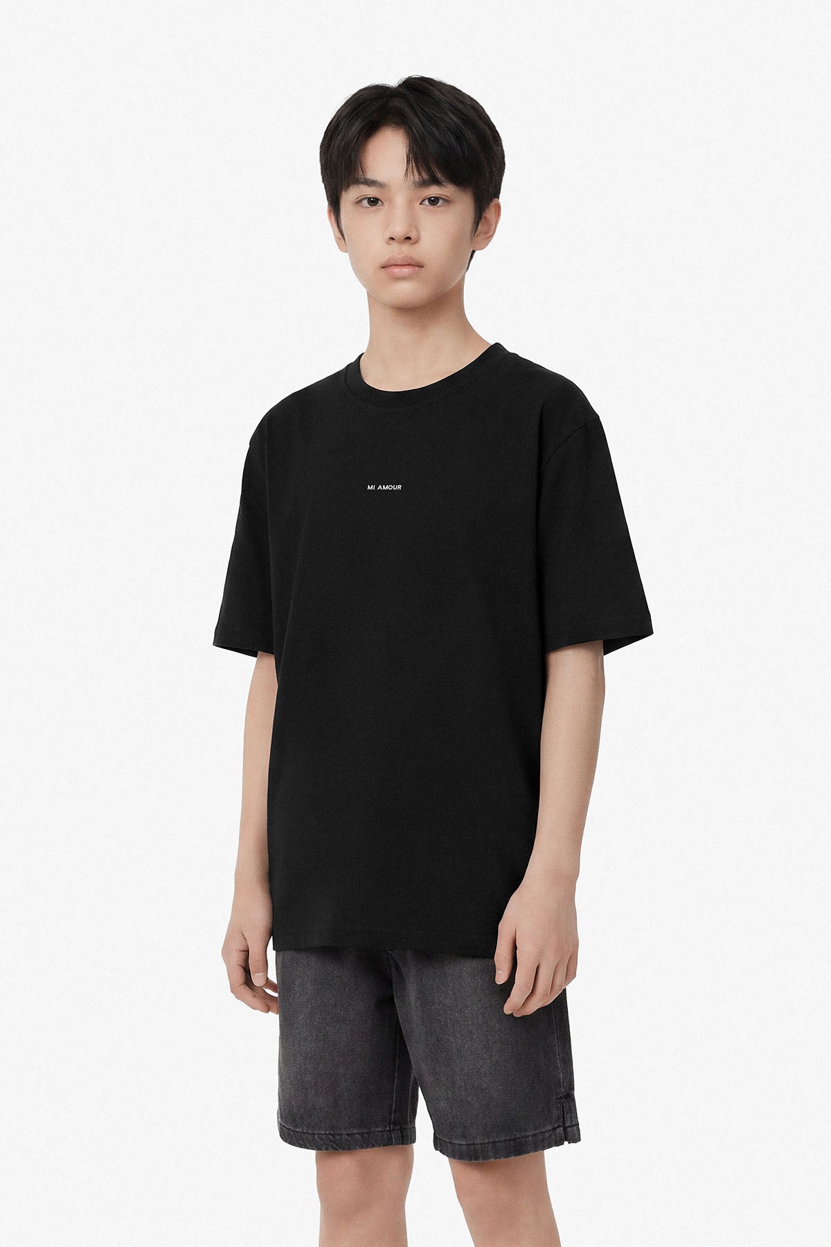T-shirt enfant Amore noir