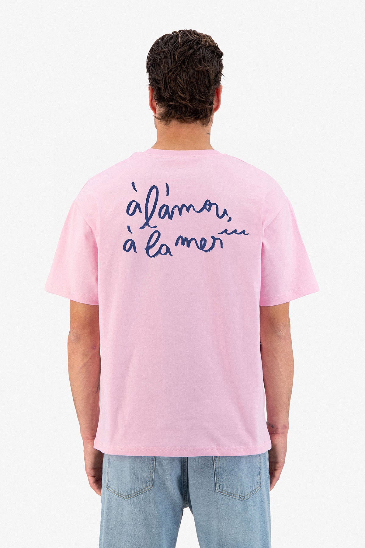 T-Shirt l’amour à la mer rose