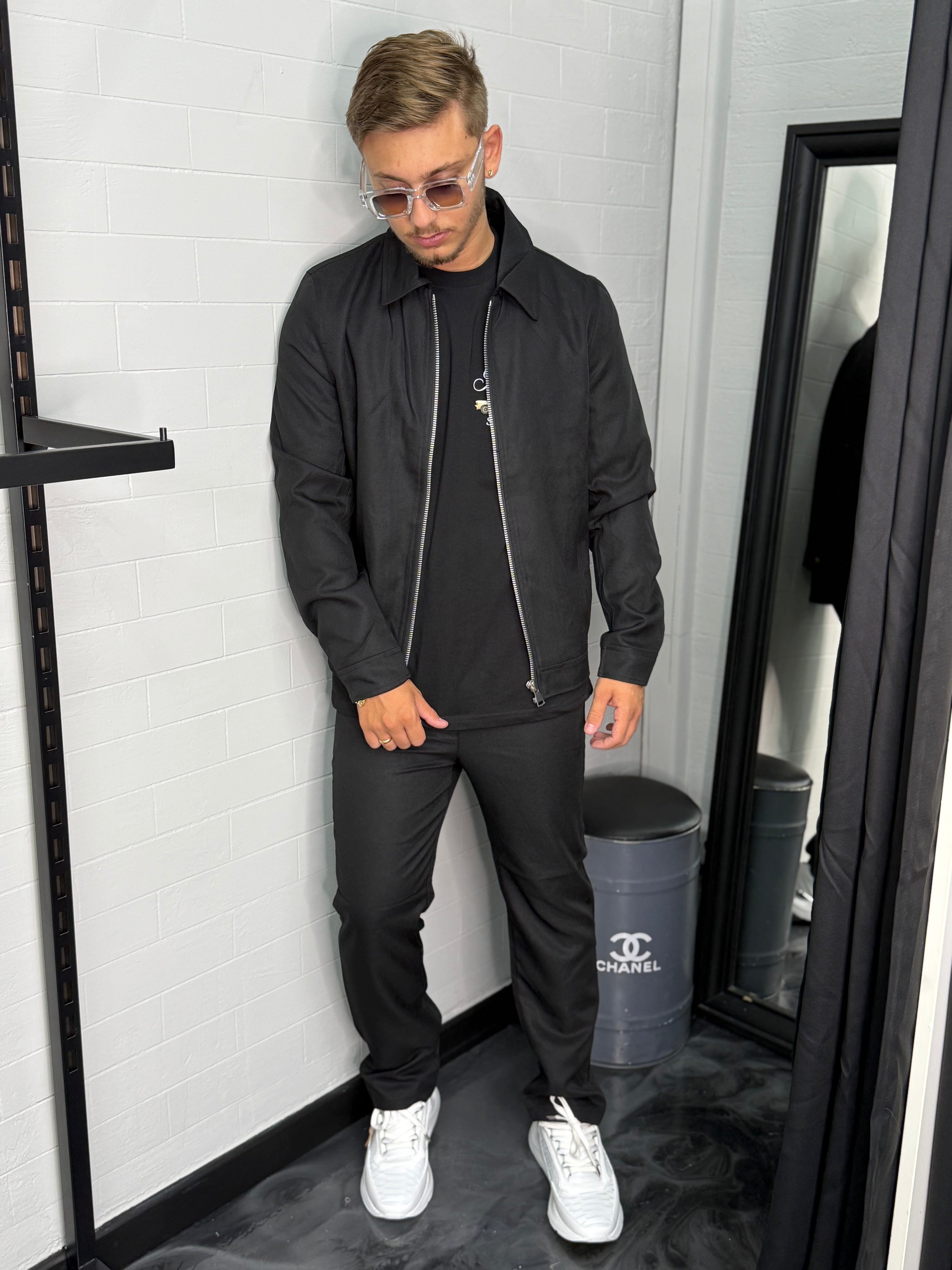 Ensemble pantalon + veste noir