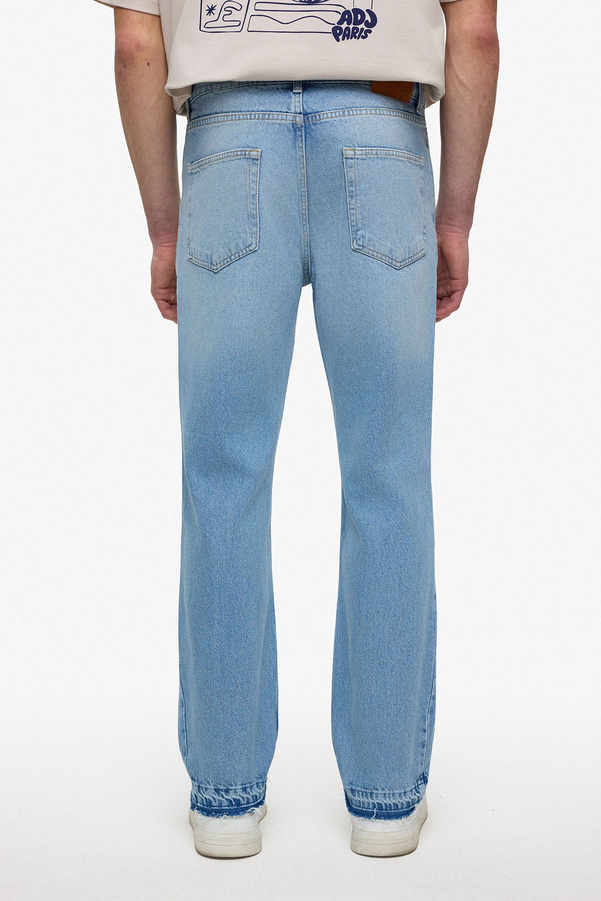 Flare Jean coeur bleu