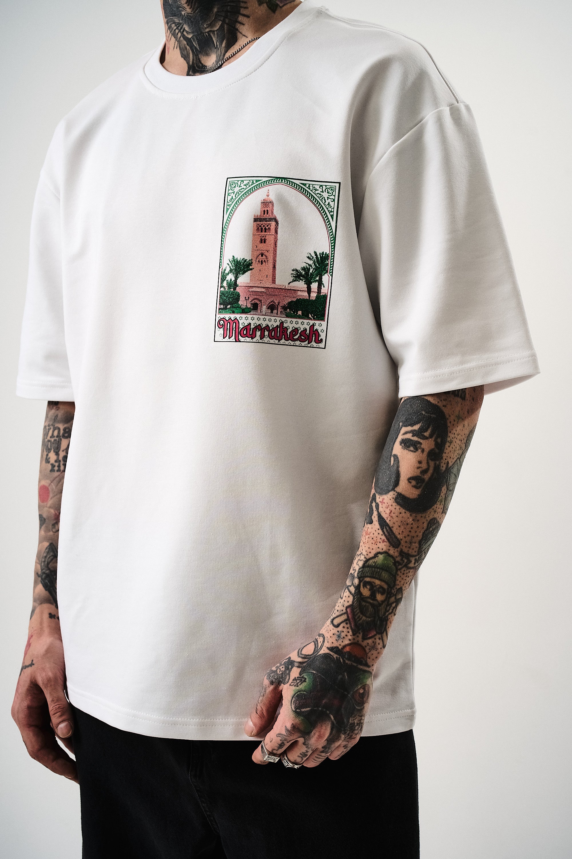 T-shirt Marrakesh blanc