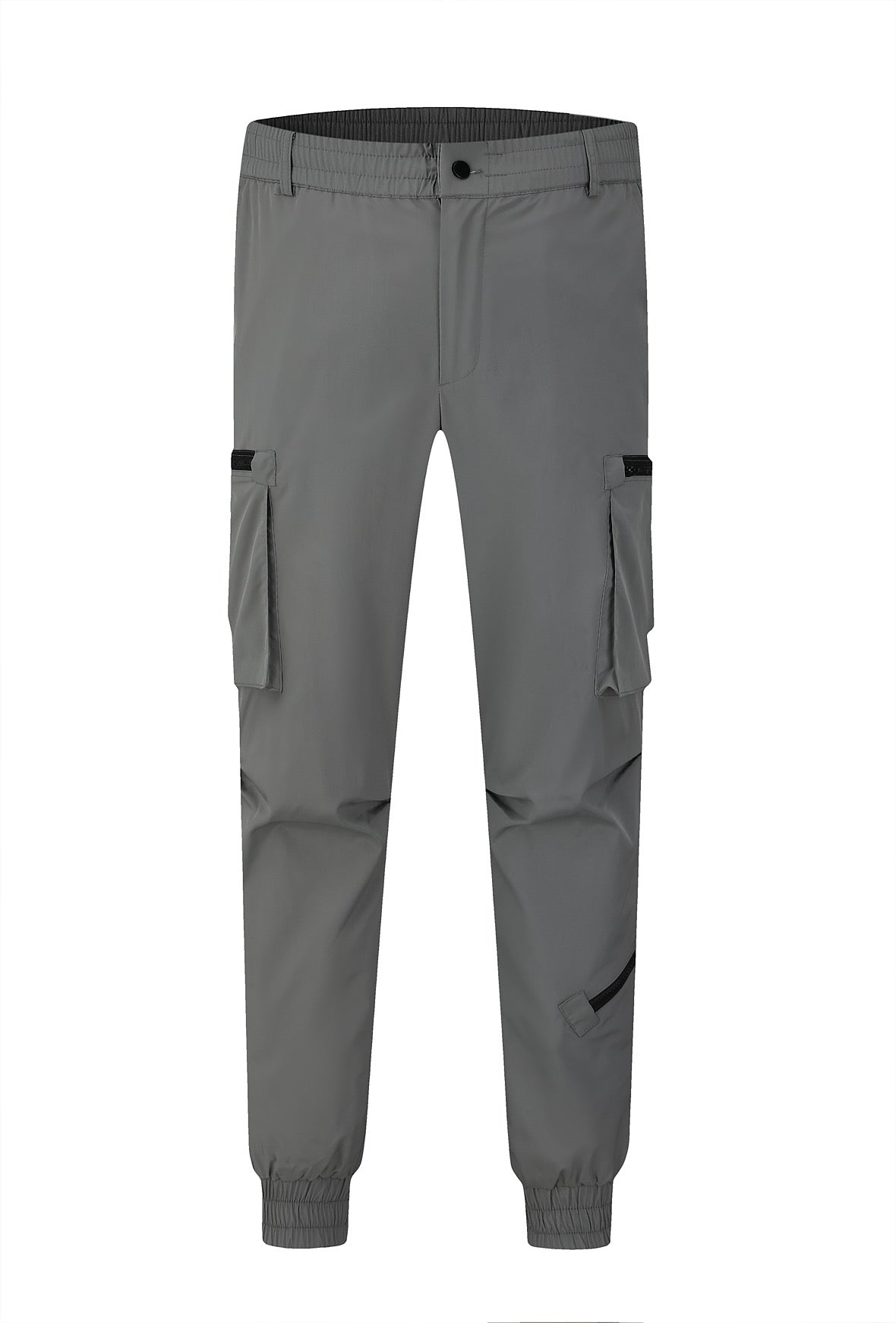 Cargo zip gris