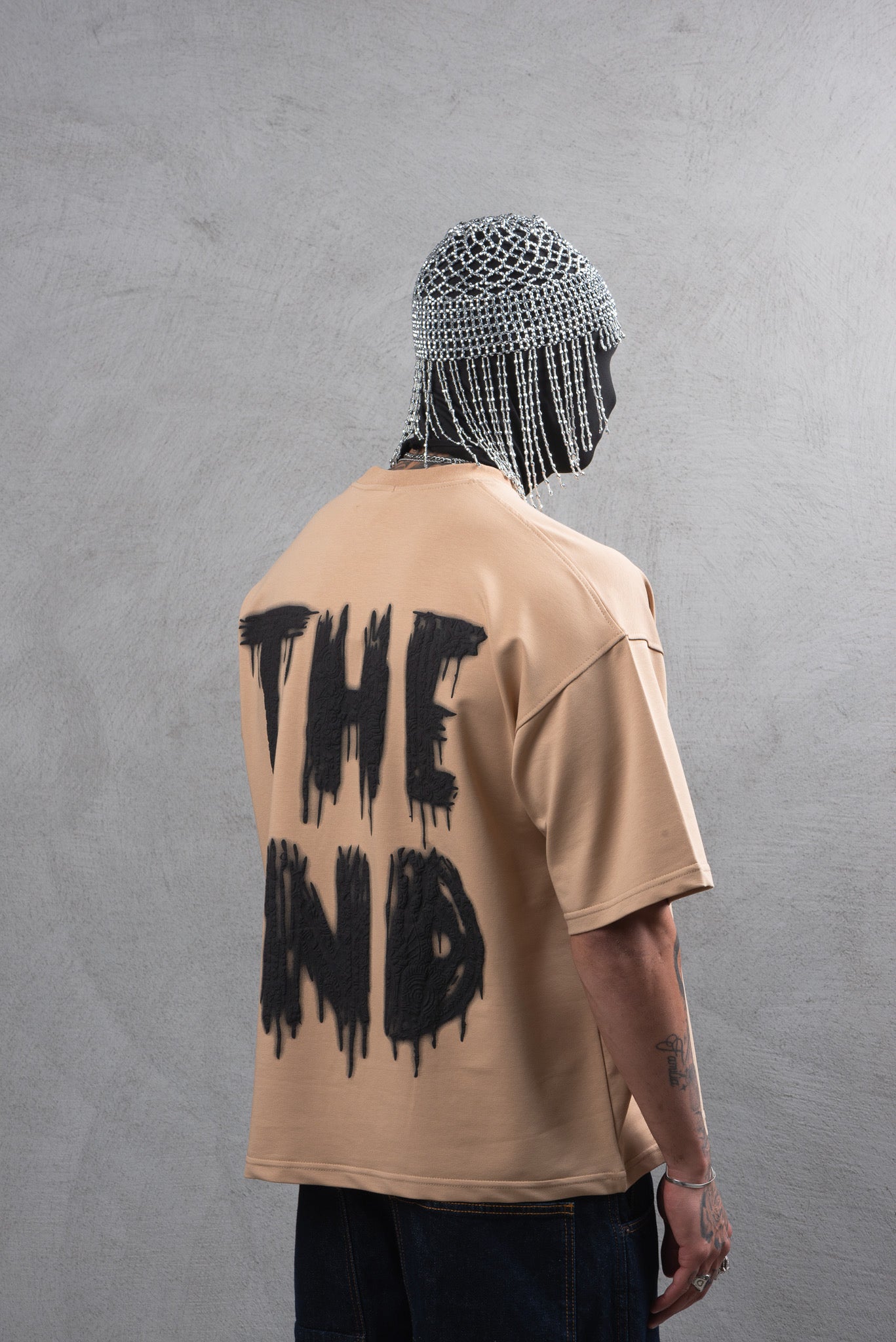 T-shirt Oversize The End beige