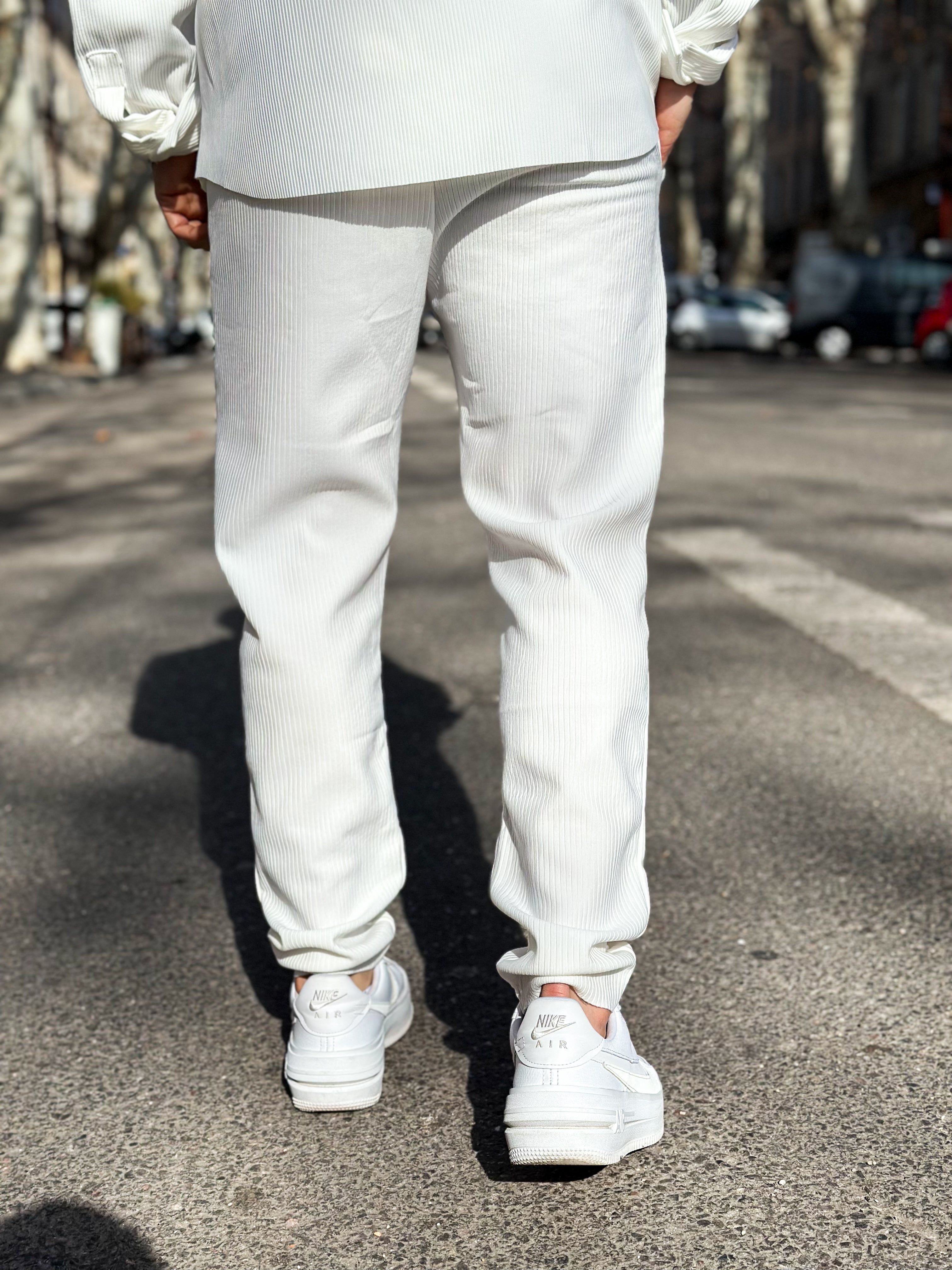 Pantalon Pablo blanc texturé - Stayin