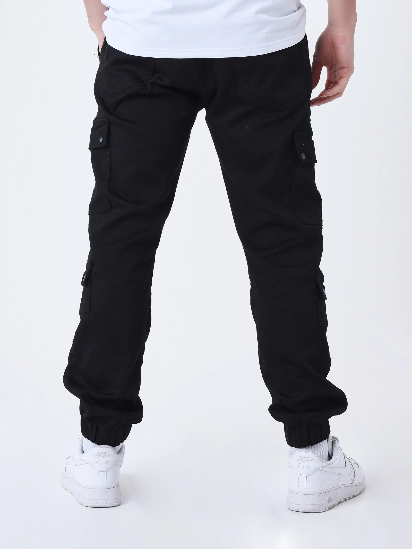 PXP - Pantalon cargo multipoches noir