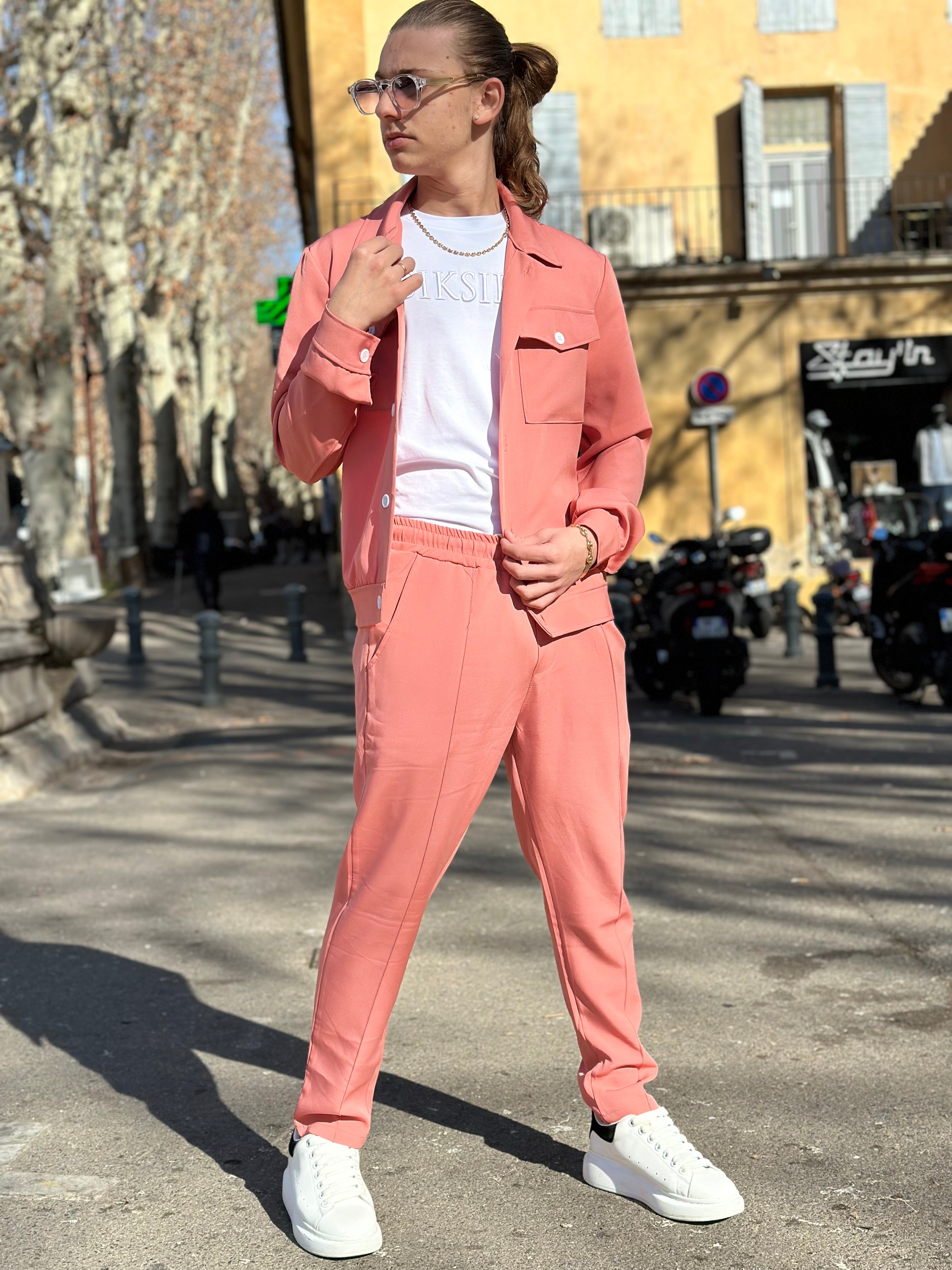 Veste Lounge saumon