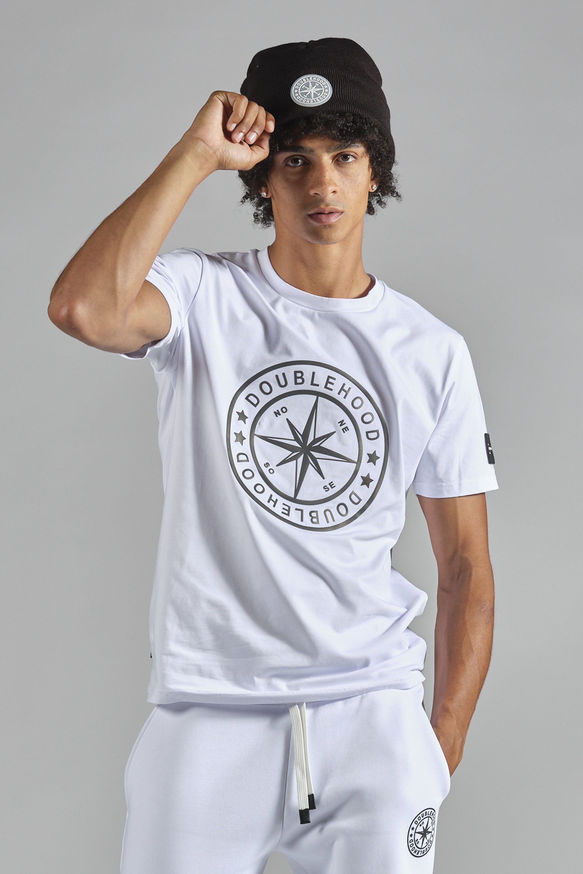 Doublehood - T-shirt Teddy blanc