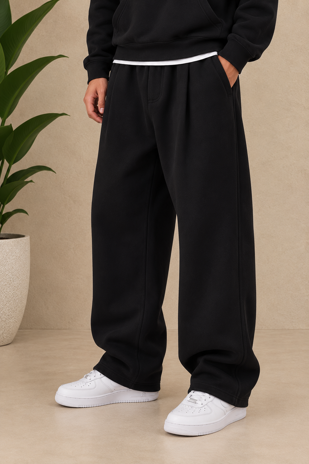 PXP - PANTALON DE JOGGING COMFORT NÉOPRÈNE NOIR
