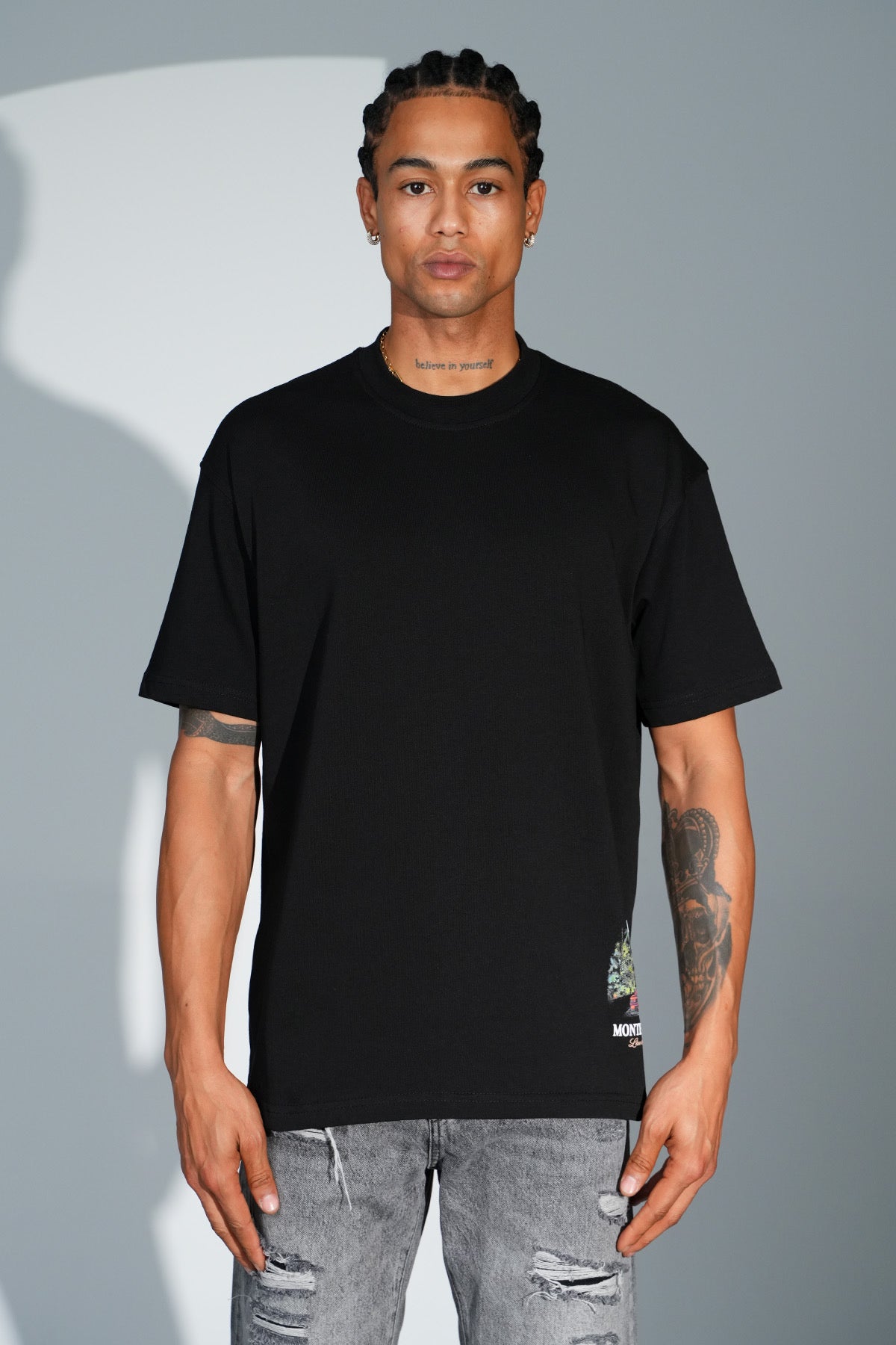 T-Shirt Monte Carlo noir