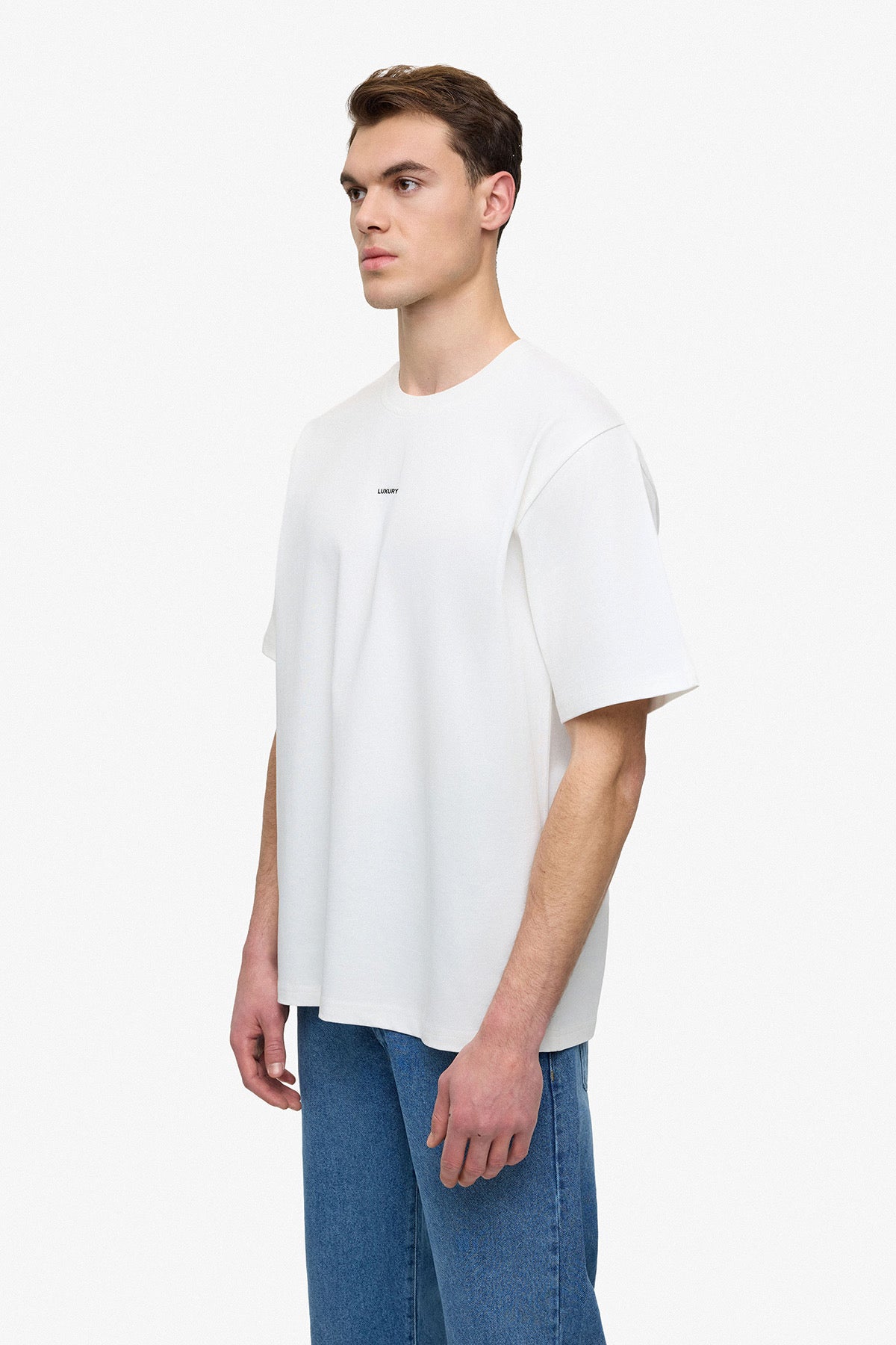 T-shirt Luxury Saint-Tropez blanc