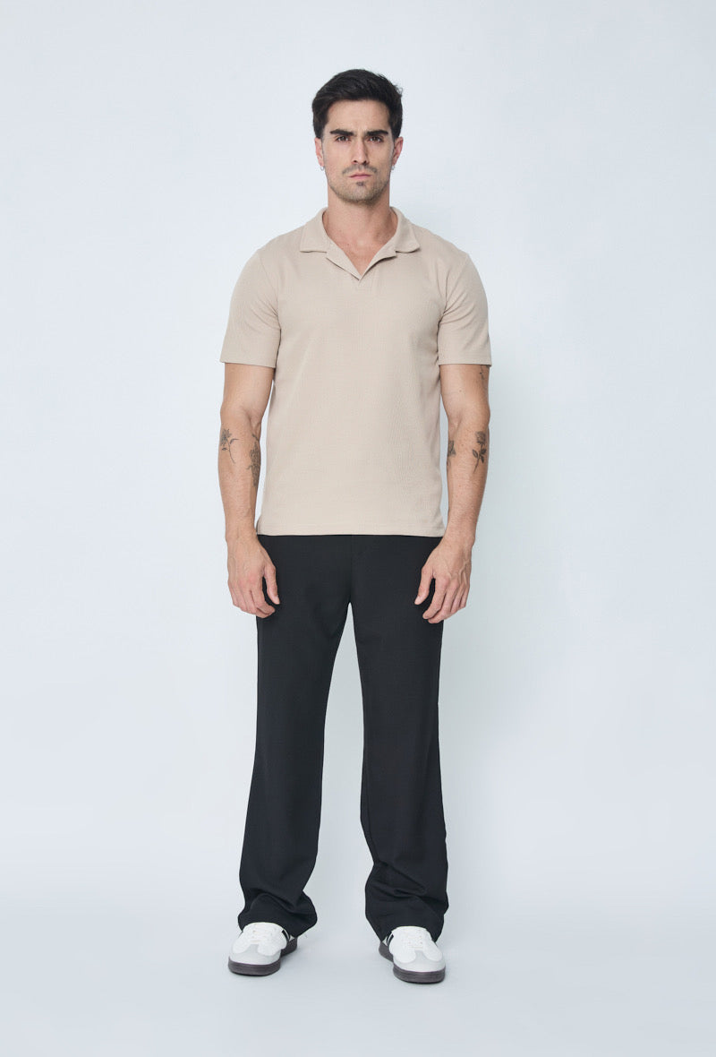 Pantalon noir coupe droite