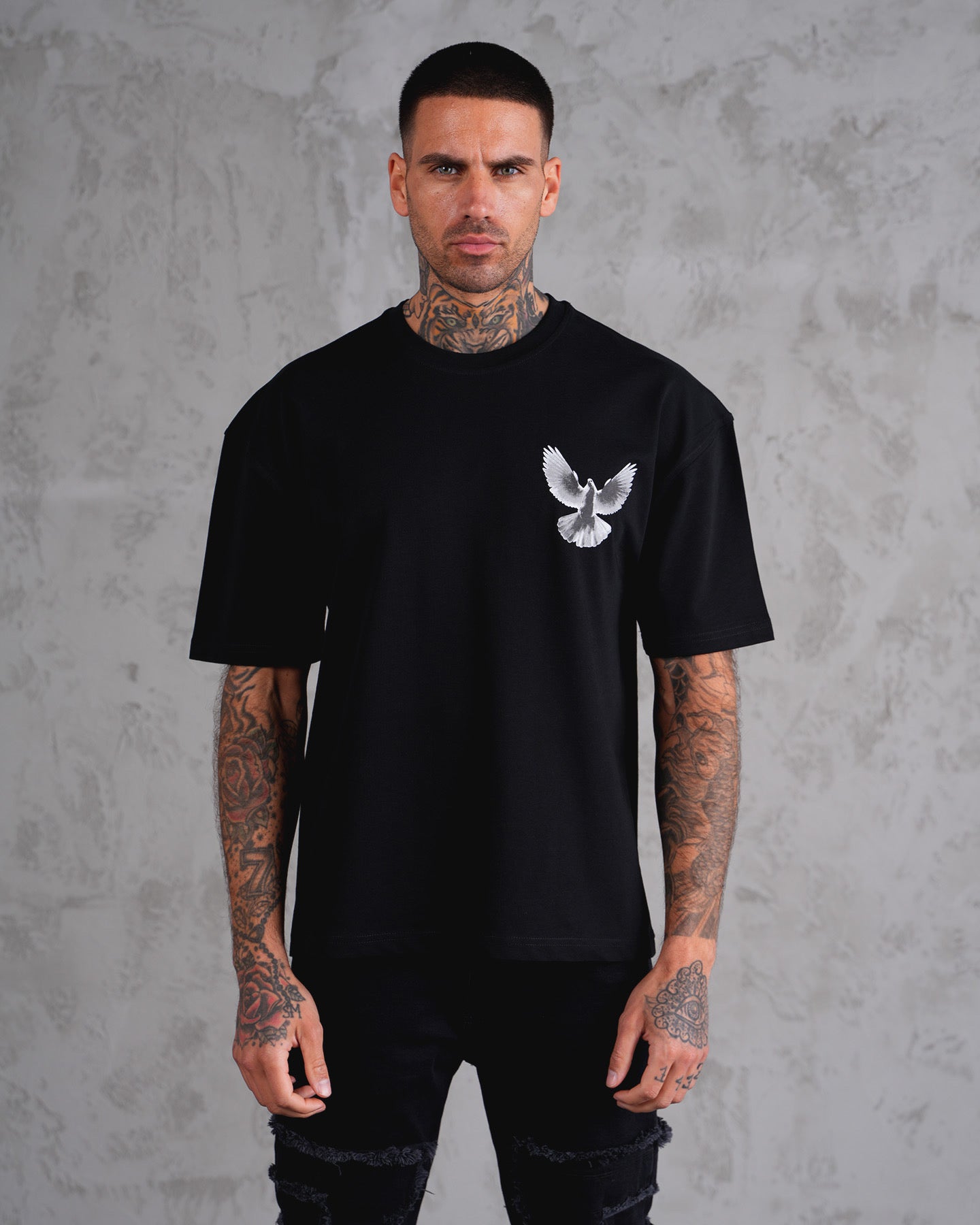 T-Shirt Colombe noir