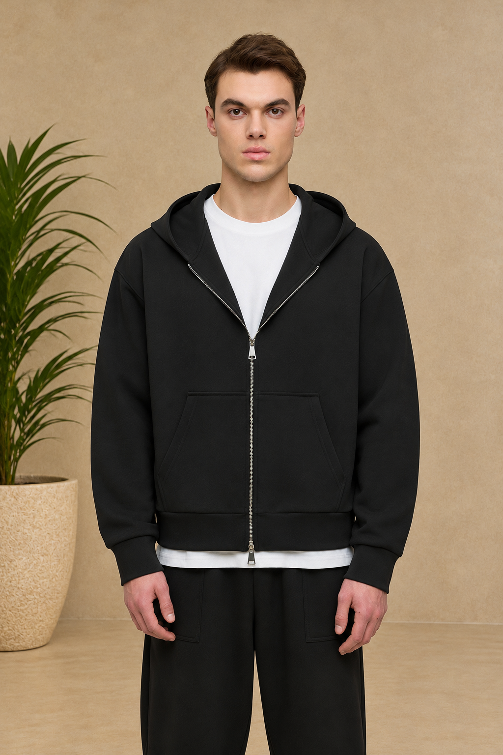 Veste jogg loose noir