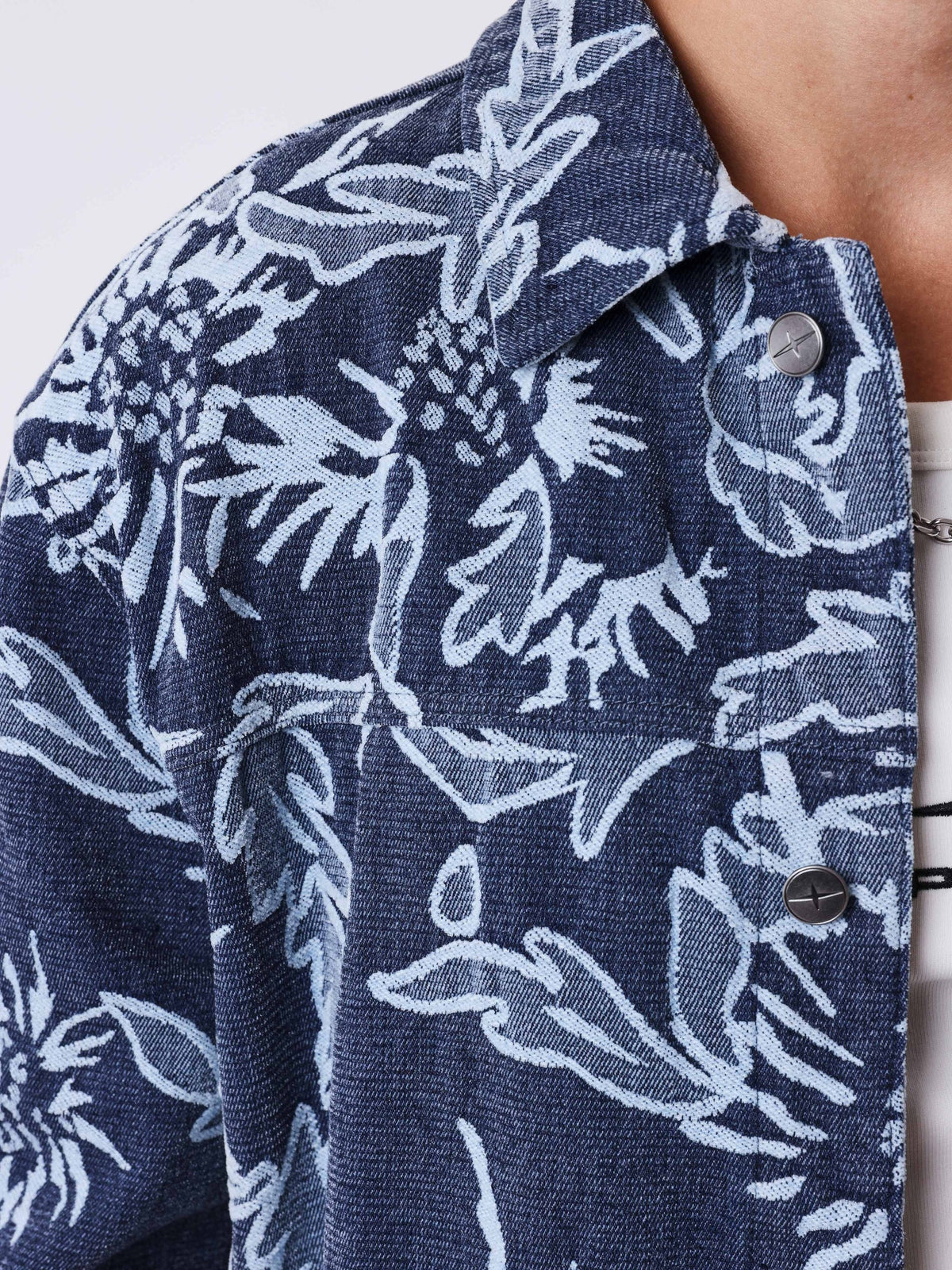PXP - VESTE EN DENIM FLORAL