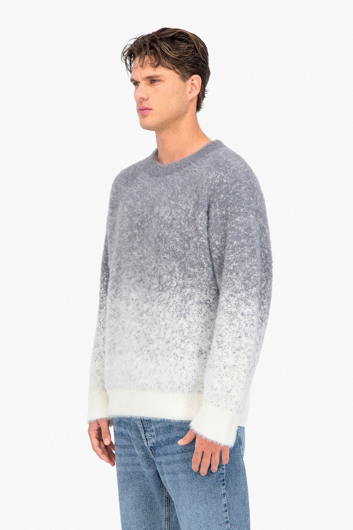 Pull Snow gris