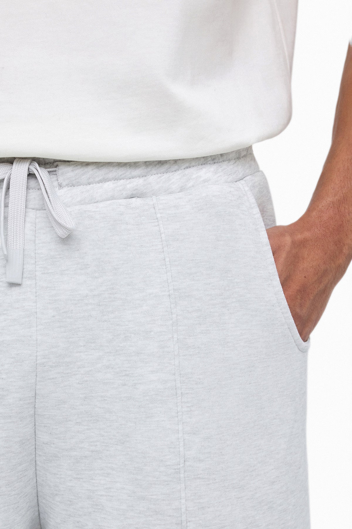 Pantalon jogging large gris