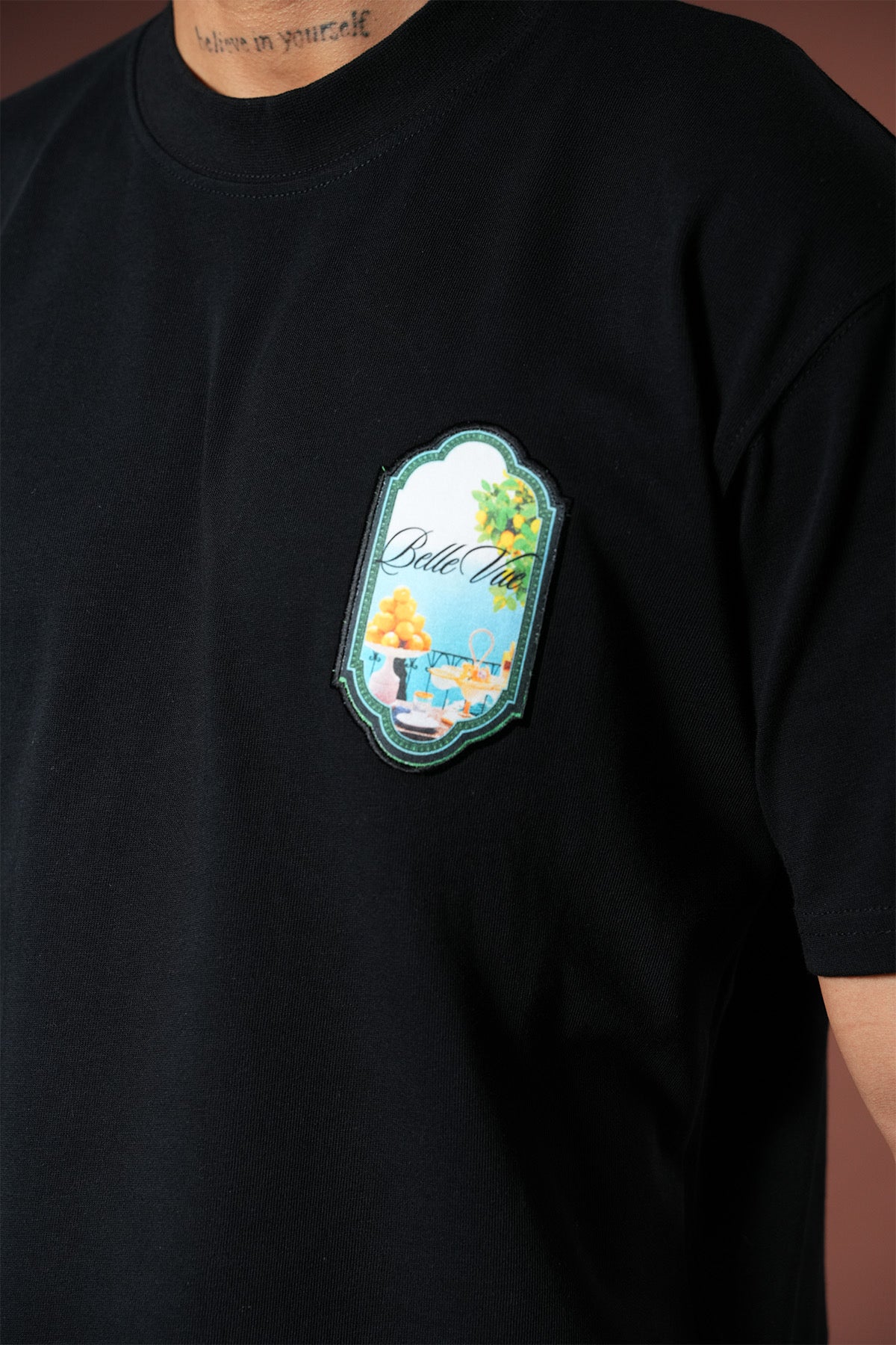 T-Shirt Belle Vue noir